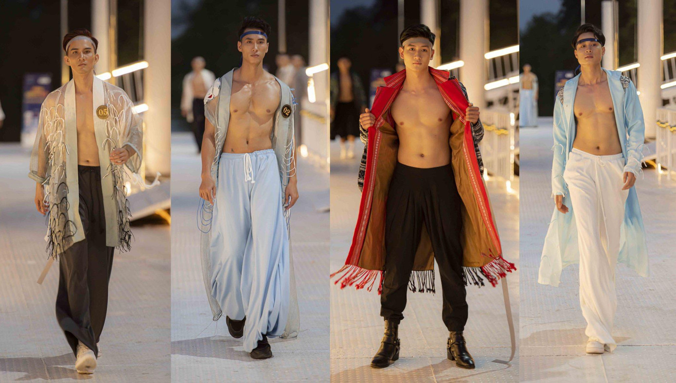 Bộ sưu tập thời trang độc đáo mang tên Ảo mộng Nguyệt hồ. Bộ sưu tập thời trang độc đáo mang tên Ảo mộng Nguyệt hồ.