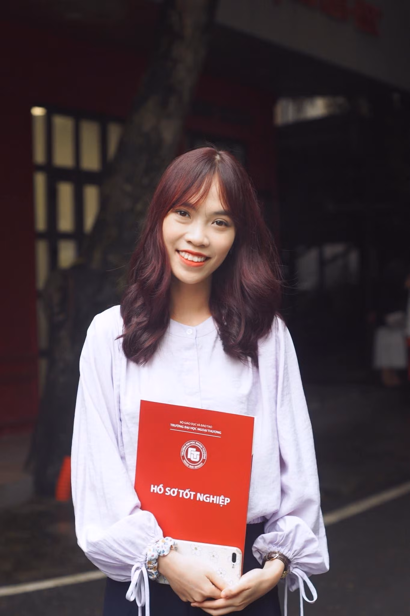 ĐH Ngoại thương đã giúp Phương Linh dần trở nên tự tin, bản lĩnh, vững vàng trước những khó khăn và thử thách.