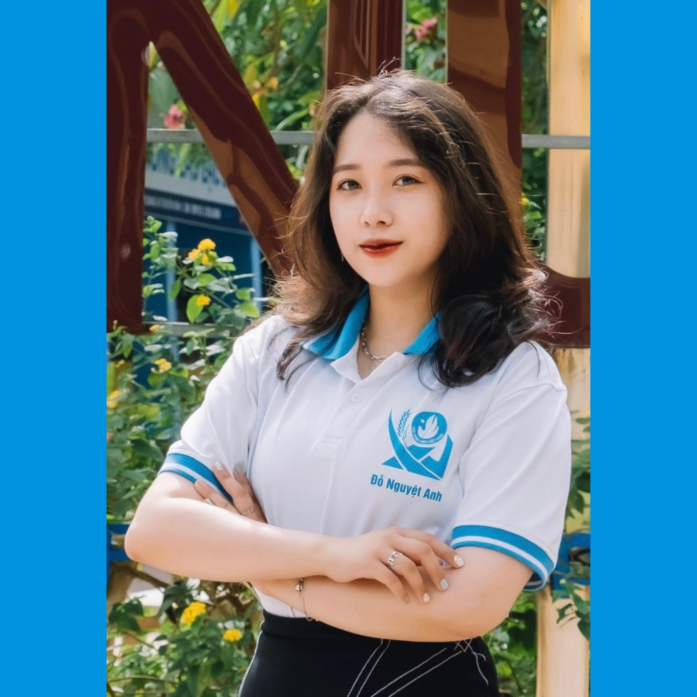 Đỗ Nguyệt Anh – Phó Chủ tịch Hội Sinh viên Học viện Nông nghiệp Việt Nam. Đỗ Nguyệt Anh – Phó Chủ tịch Hội Sinh viên Học viện Nông nghiệp Việt Nam.