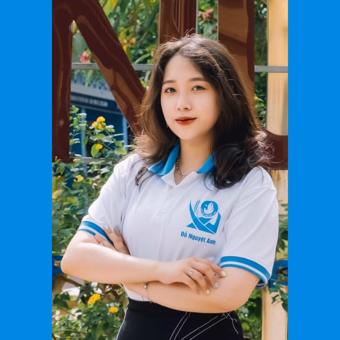 Đỗ Nguyệt Anh – Phó Chủ tịch Hội Sinh viên Học viện Nông nghiệp Việt Nam. Đỗ Nguyệt Anh – Phó Chủ tịch Hội Sinh viên Học viện Nông nghiệp Việt Nam.