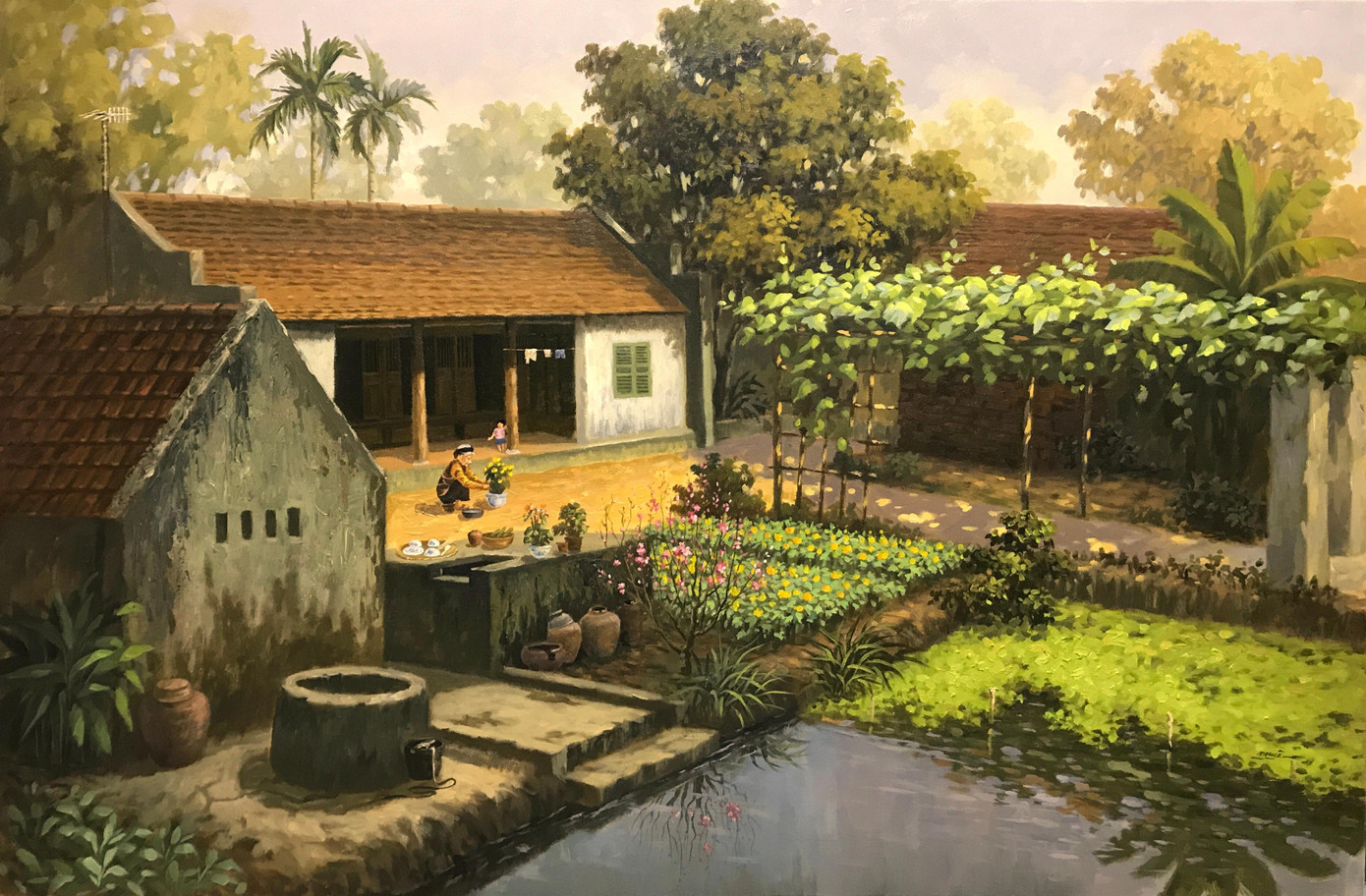 Tác phẩm Nắng ấm mùa đông. Tác phẩm Nắng ấm mùa đông.