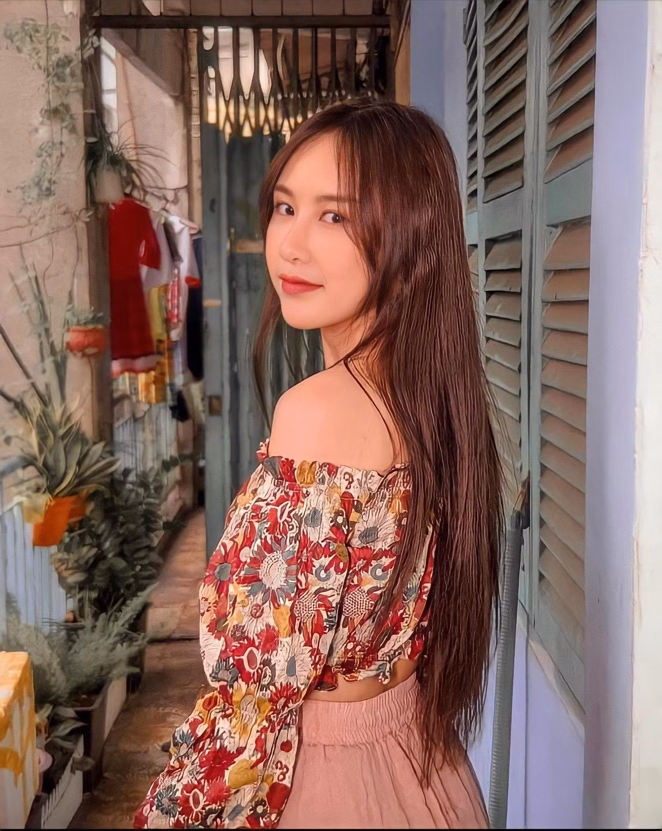Anh Phương ghi điểm bởi nhan sắc ngọt ngào.