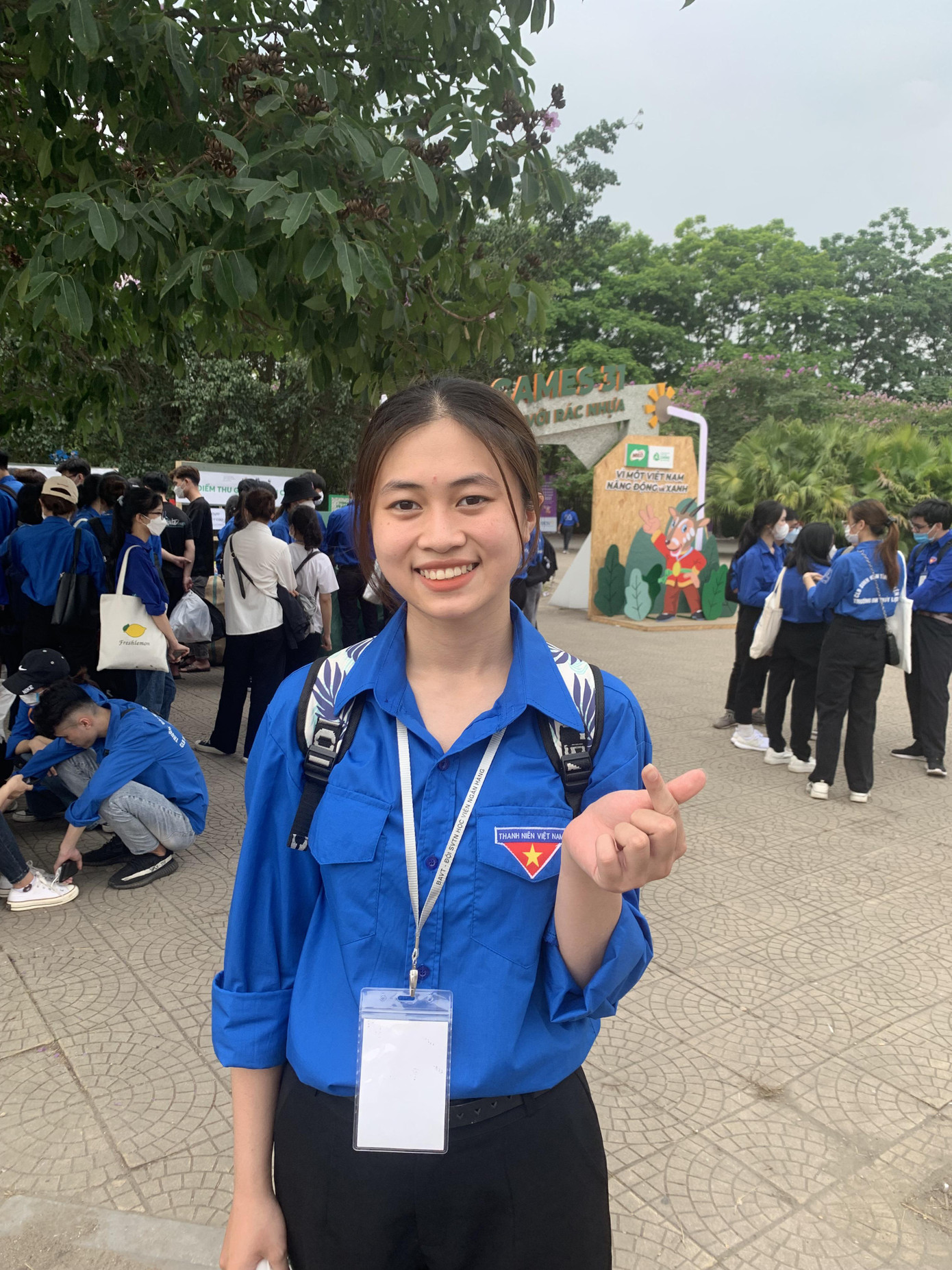 Nguyễn Thị Thu Huệ - sinh viên Học viện Ngân hàng.