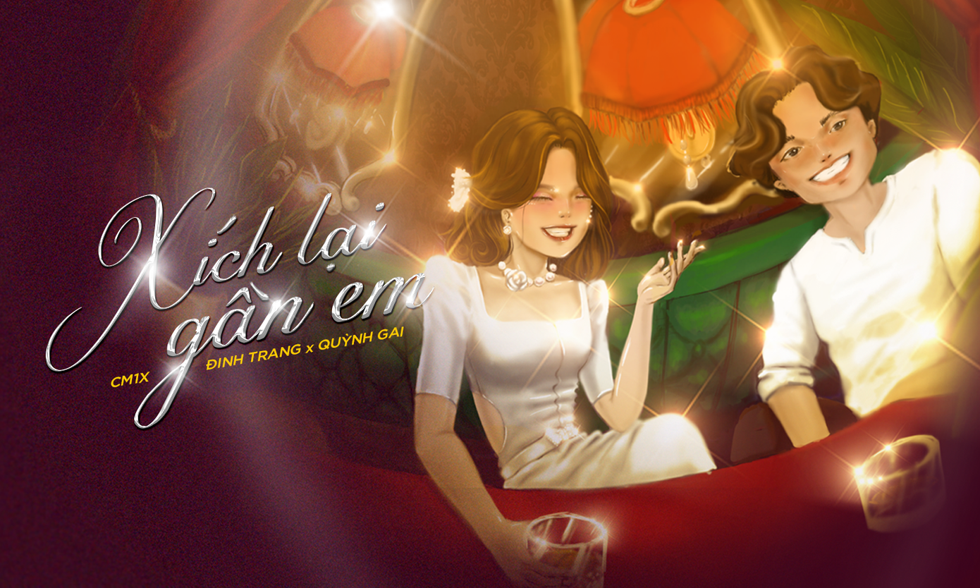 Poster MV “Xích lại gần em”. Poster MV “Xích lại gần em”.