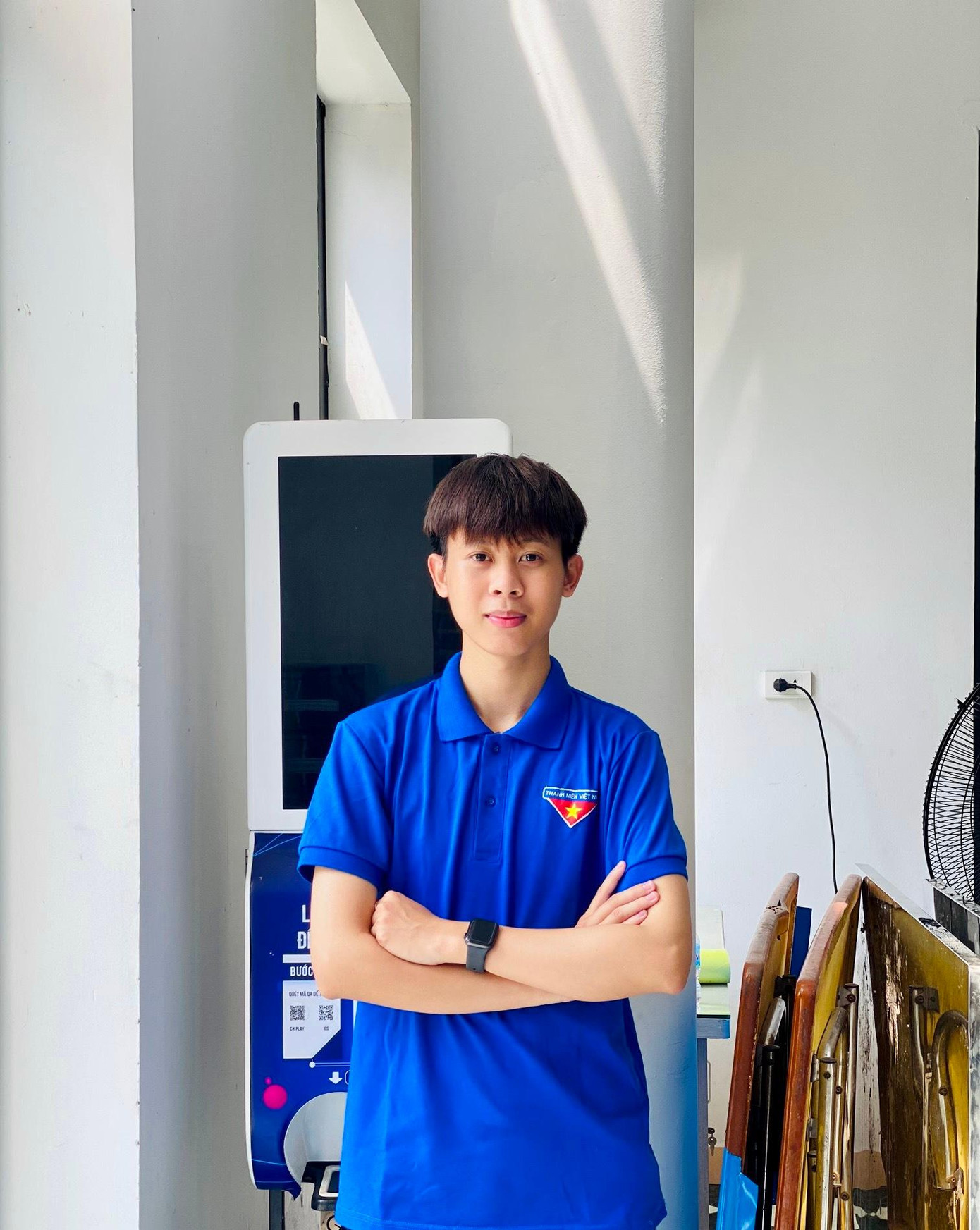 Chàng trai Gen Z sinh năm 2001 và hiện là sinh viên của Khoa Địa lý của trường Đại học Sư phạm Hà Nội.