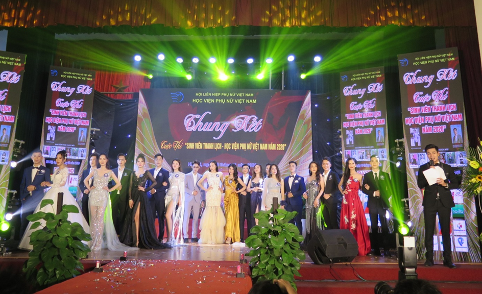 Đêm Chung kết Cuộc thi Sinh viên Thanh lịch Học viện Phụ nữ Việt Nam 2020. Đêm Chung kết Cuộc thi Sinh viên Thanh lịch Học viện Phụ nữ Việt Nam 2020.