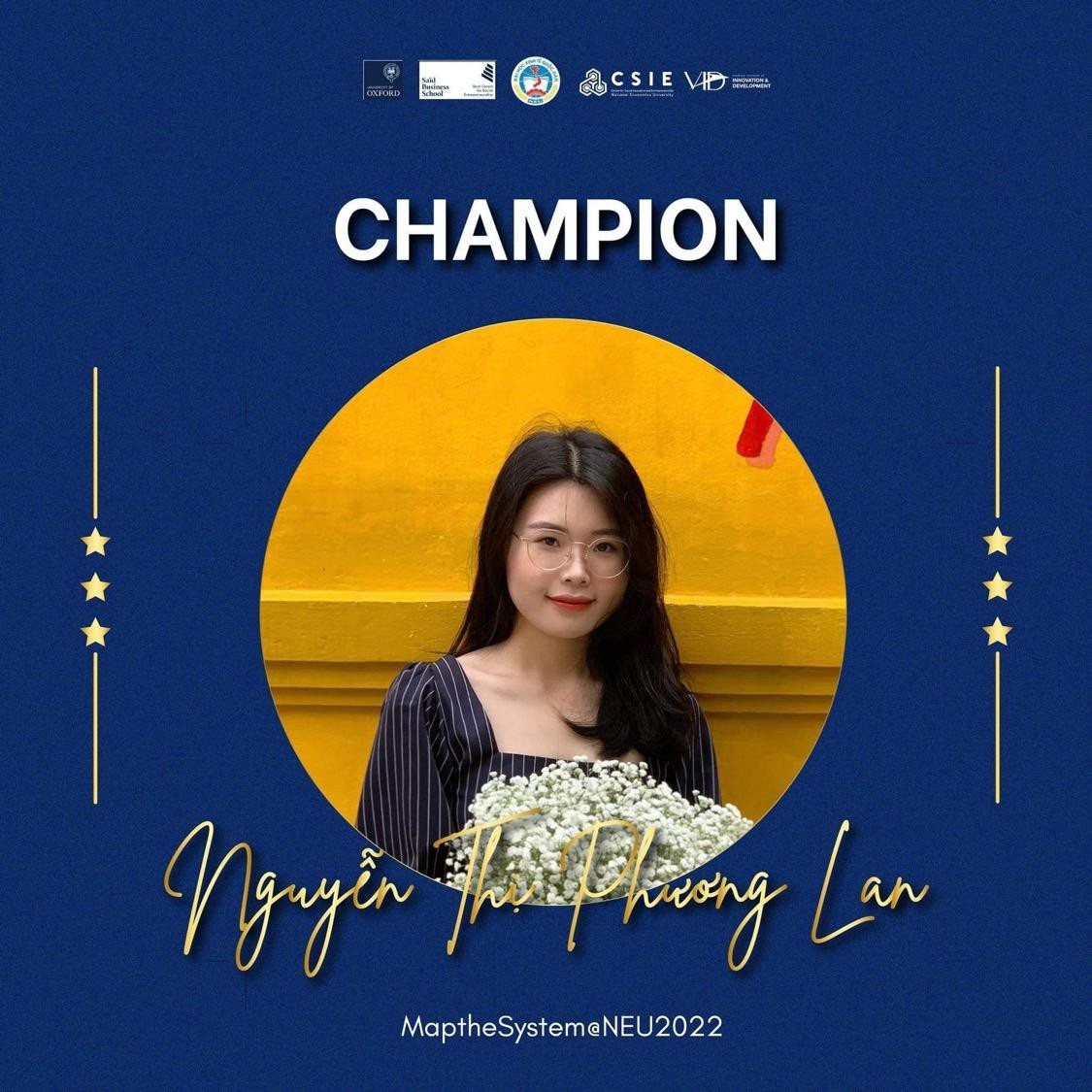 Thành viên Nguyễn Thị Phương Lan trong đội HORIZON với dự án “Lao động di cư bất hợp pháp từ Việt Nam”.