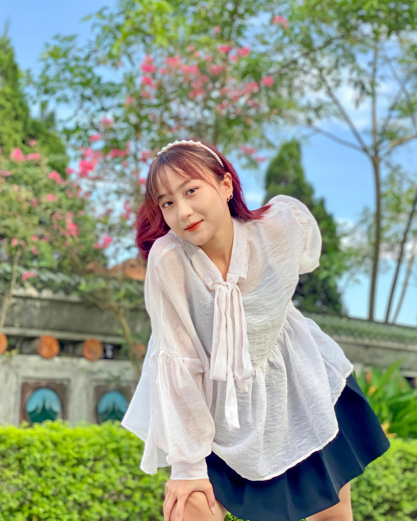 Thùy Anh thường cố gắng trau dồi kỹ năng diễn xuất để phục vụ khán giả nhưng không lơ là việc học.