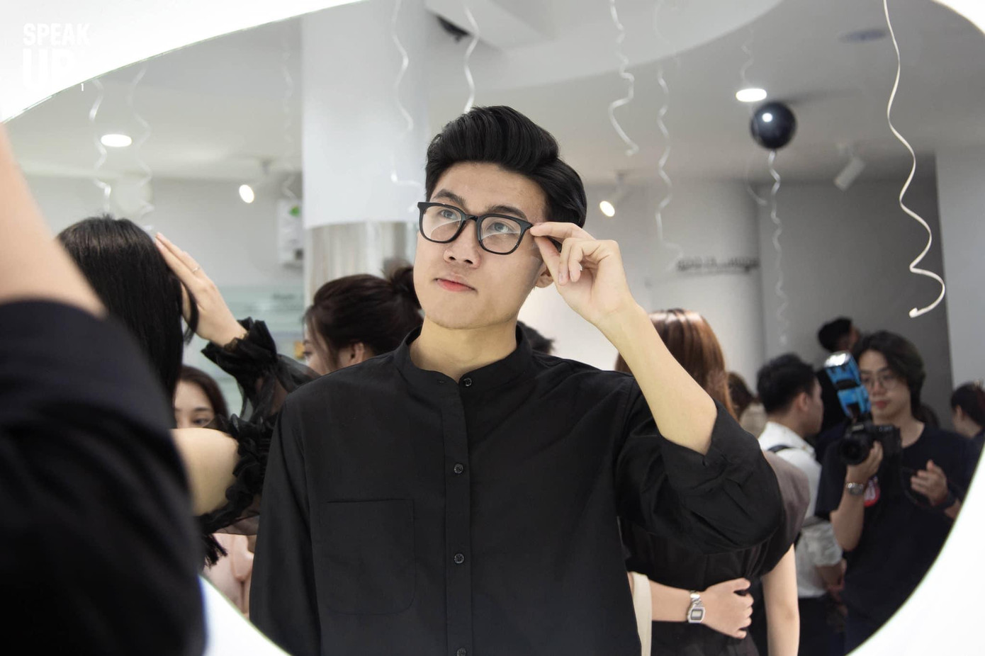 Đức có niềm yêu thích với công việc dẫn chương trình từ những năm cấp 2. Đức có niềm yêu thích với công việc dẫn chương trình từ những năm cấp 2.