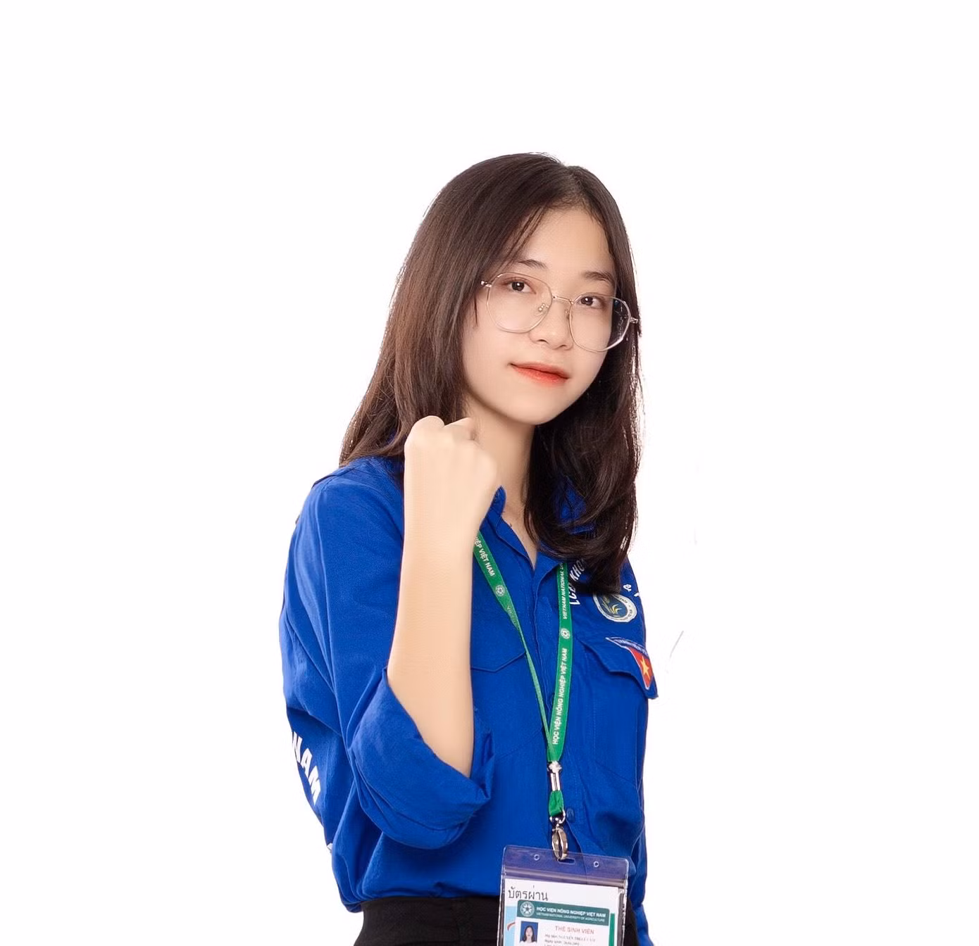 Nguyễn Thị Lệ Cẩm, sinh viên Học viện Nông nghiệp luôn tích cực trong hoạt động tình nguyện.