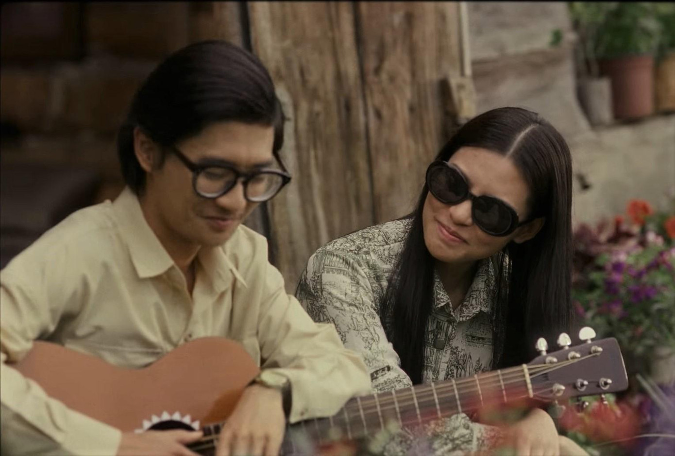 Trịnh Công Sơn (Avin Lu) và Khánh Ly (Bùi Lan Hương) trong "Em và Trịnh".