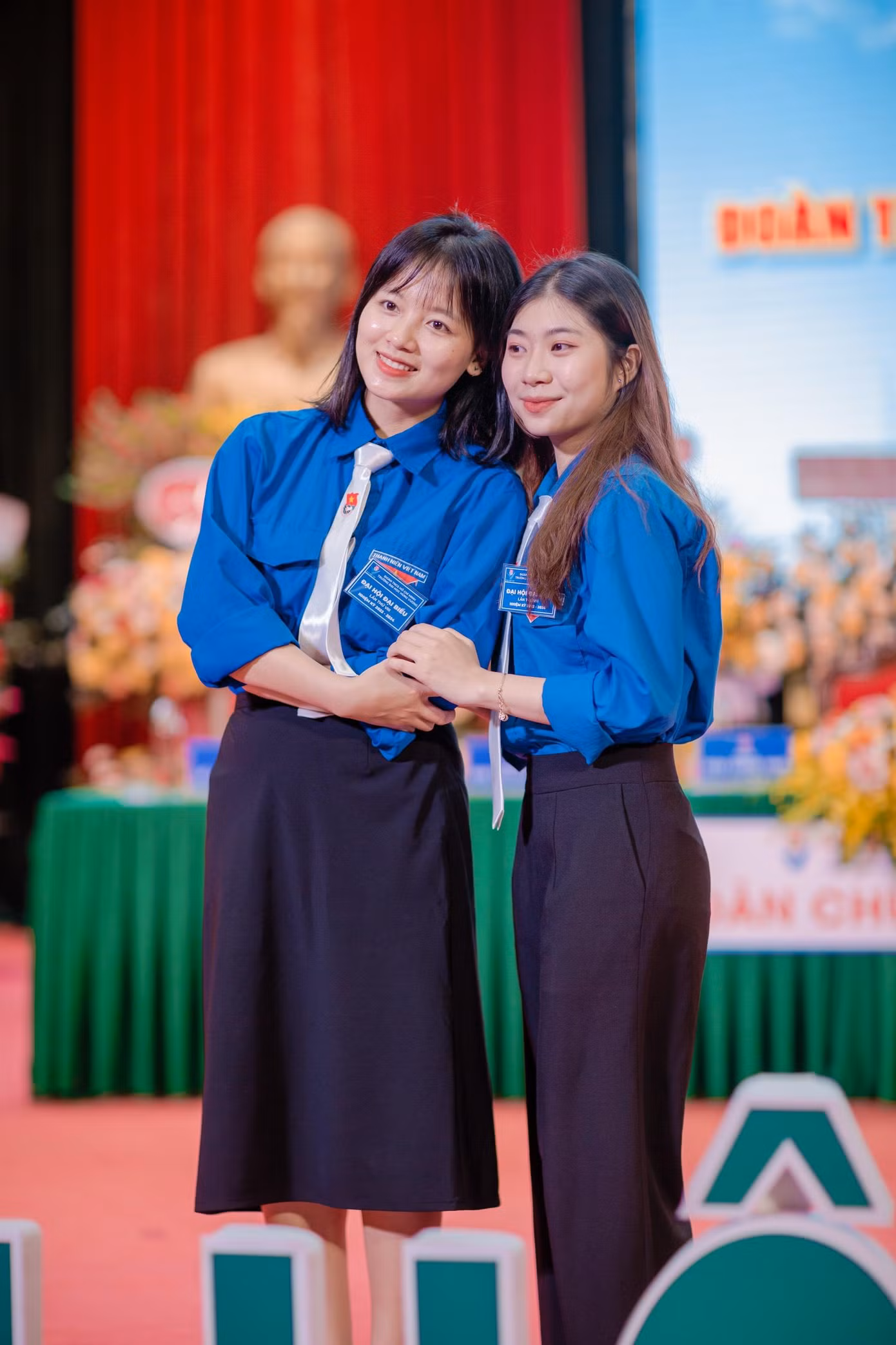 Hồng Thảo tại Đại hội Đoàn Thanh niên Cộng sản Hồ Chí Minh Trường Đại học Hùng Vương.
