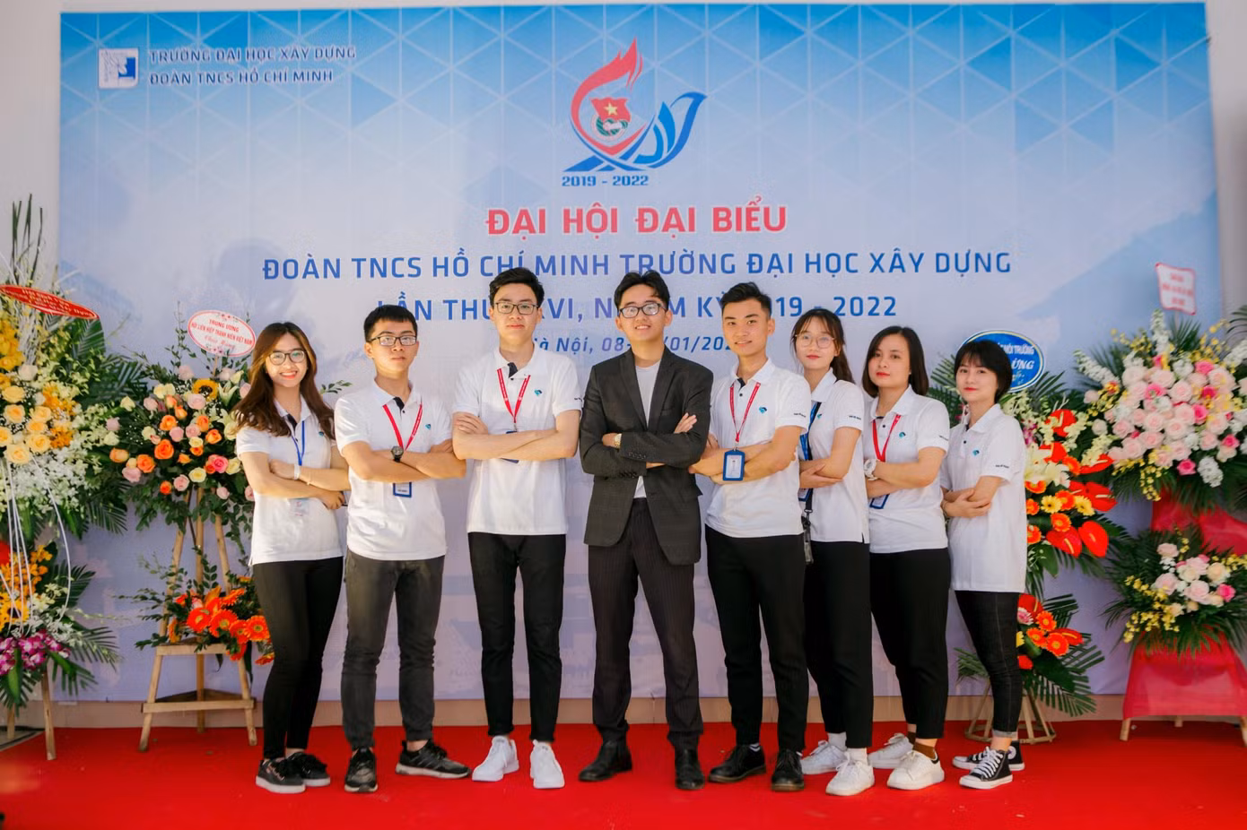 Đạt Quân tham gia, hỗ trợ Đại hội đại biểu đoàn TNCS Hồ Chí Minh Trường Đại học Xây dựng Hà Nộii.