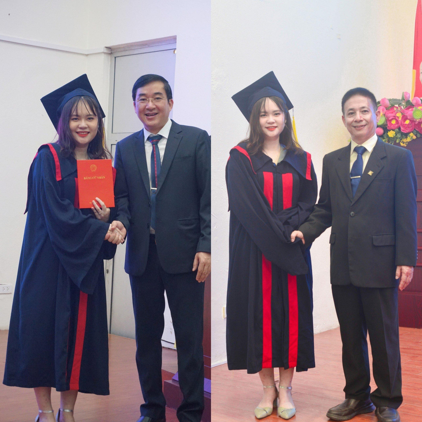 Cô gái đa tài nhận tấm bằng Xuất sắc trong lễ Tốt nghiệp. Cô gái đa tài nhận tấm bằng Xuất sắc trong lễ Tốt nghiệp.