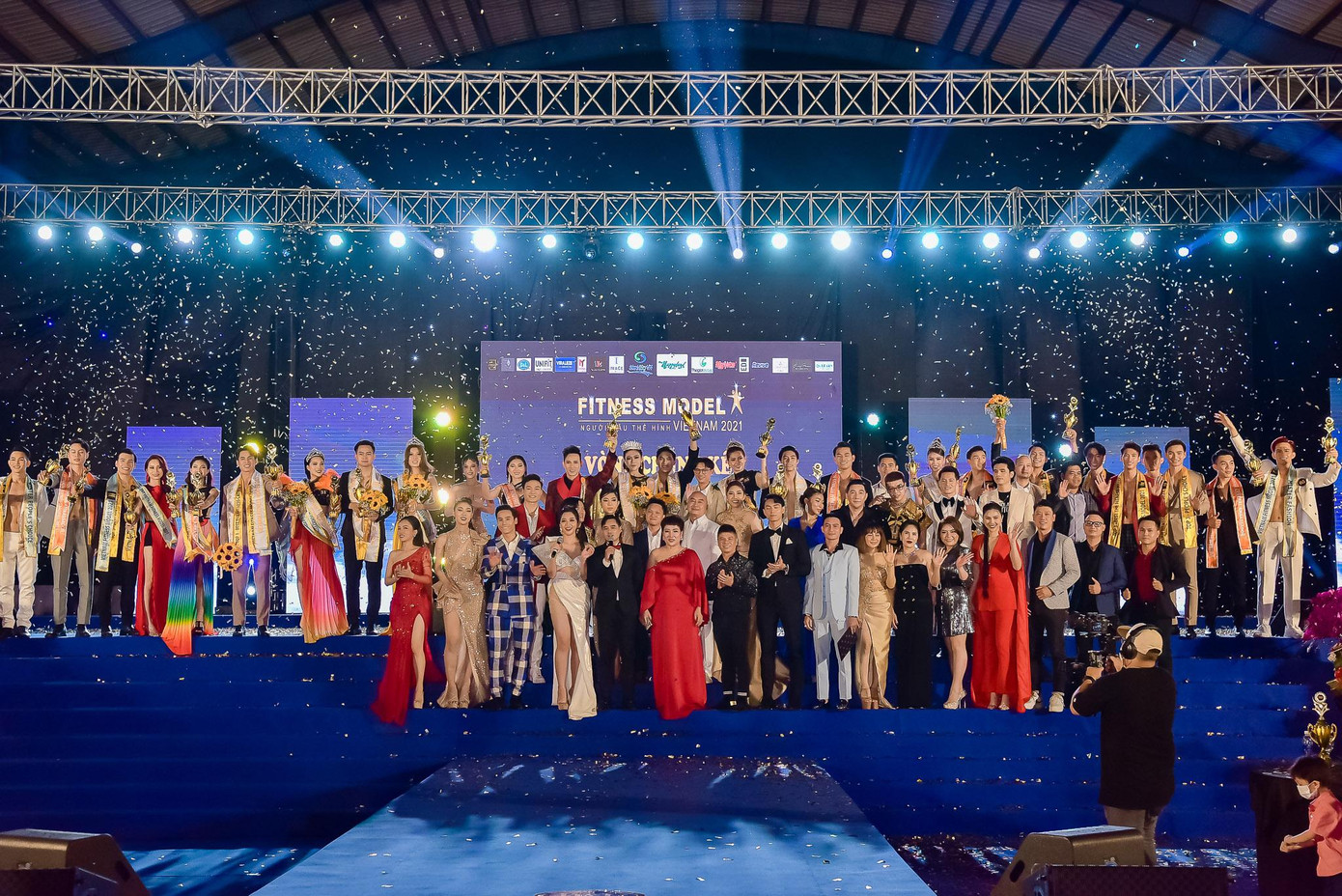 Đêm chung kết Vietnam Fitness Model 2021.