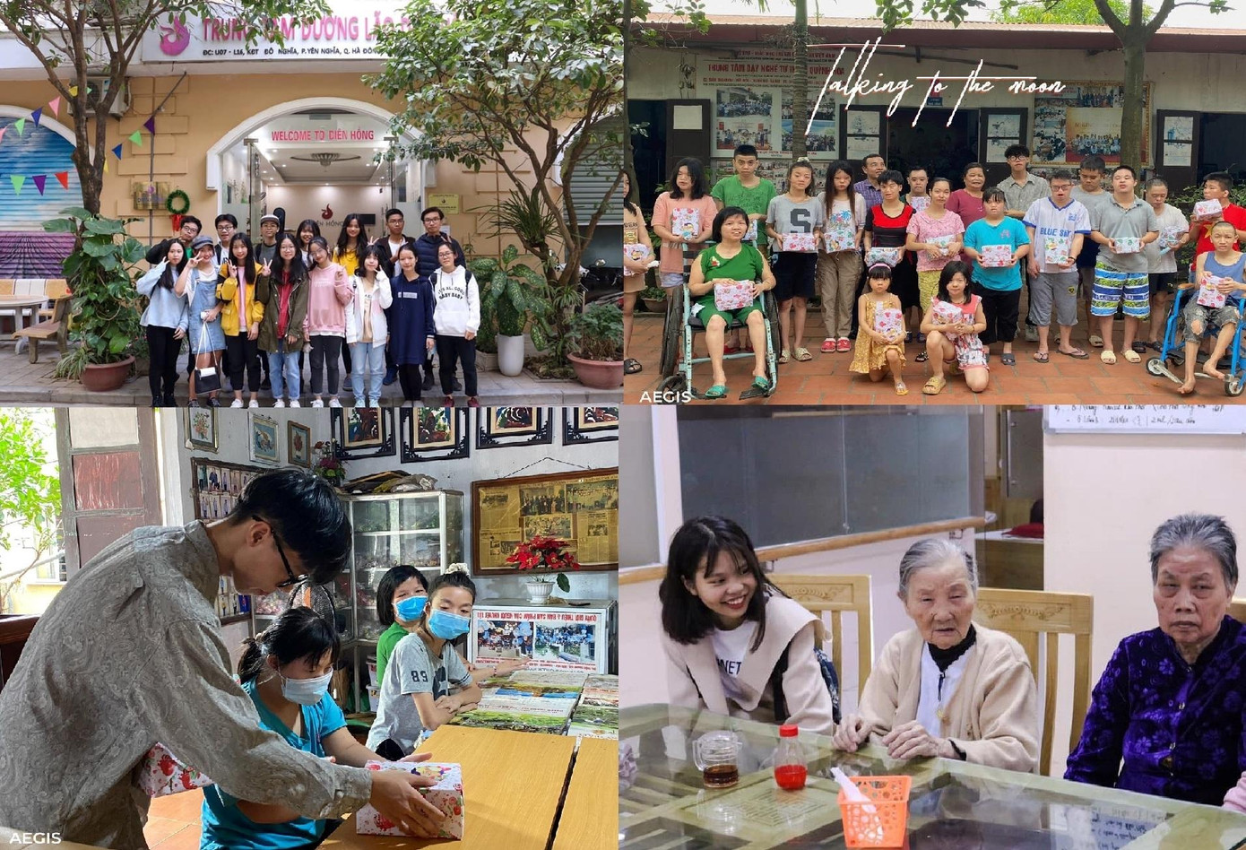 Dự án phi lợi nhuận Aegis Project được thành lập bởi một nhóm học sinh đến từ các trường THPT trên địa bàn Hà Nội đã thực hiện được nhiều hoạt động ý nghĩa trong suốt gần 3 năm qua. Ảnh: Aegis Project Dự án phi lợi nhuận Aegis Project được thành lập bởi một nhóm học sinh đến từ các trường THPT trên địa bàn Hà Nội đã thực hiện được nhiều hoạt động ý nghĩa trong suốt gần 3 năm qua. Ảnh: Aegis Project