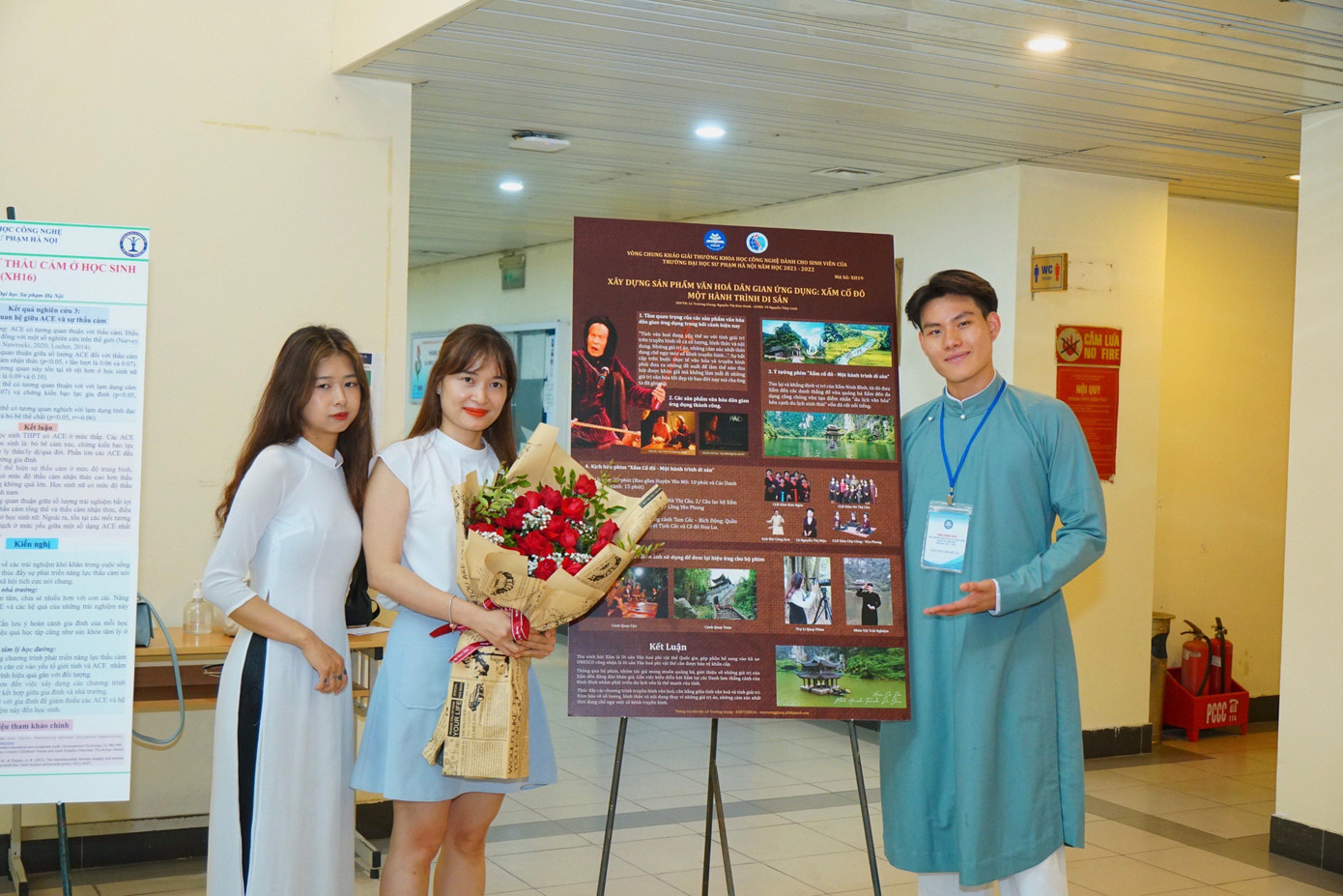 Tại Hội nghị Sinh viên Nghiên cứu Khoa học năm học 2020 – 2021, nhóm Kim Oanh đã xuất sắc giành giải Nhì cấp khoa.