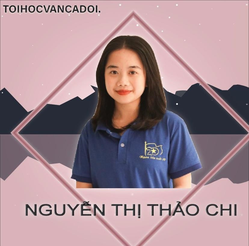 Thảo Chi trong vai trò là một admin trang chia sẻ kiến thức Văn học. Thảo Chi trong vai trò là một admin trang chia sẻ kiến thức Văn học.