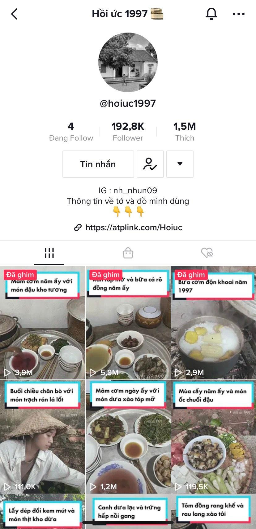 Những thước phim bình dị, mộc mạc, chân thực thu hút hàng “triệu view”. (Ảnh chụp màn hình)