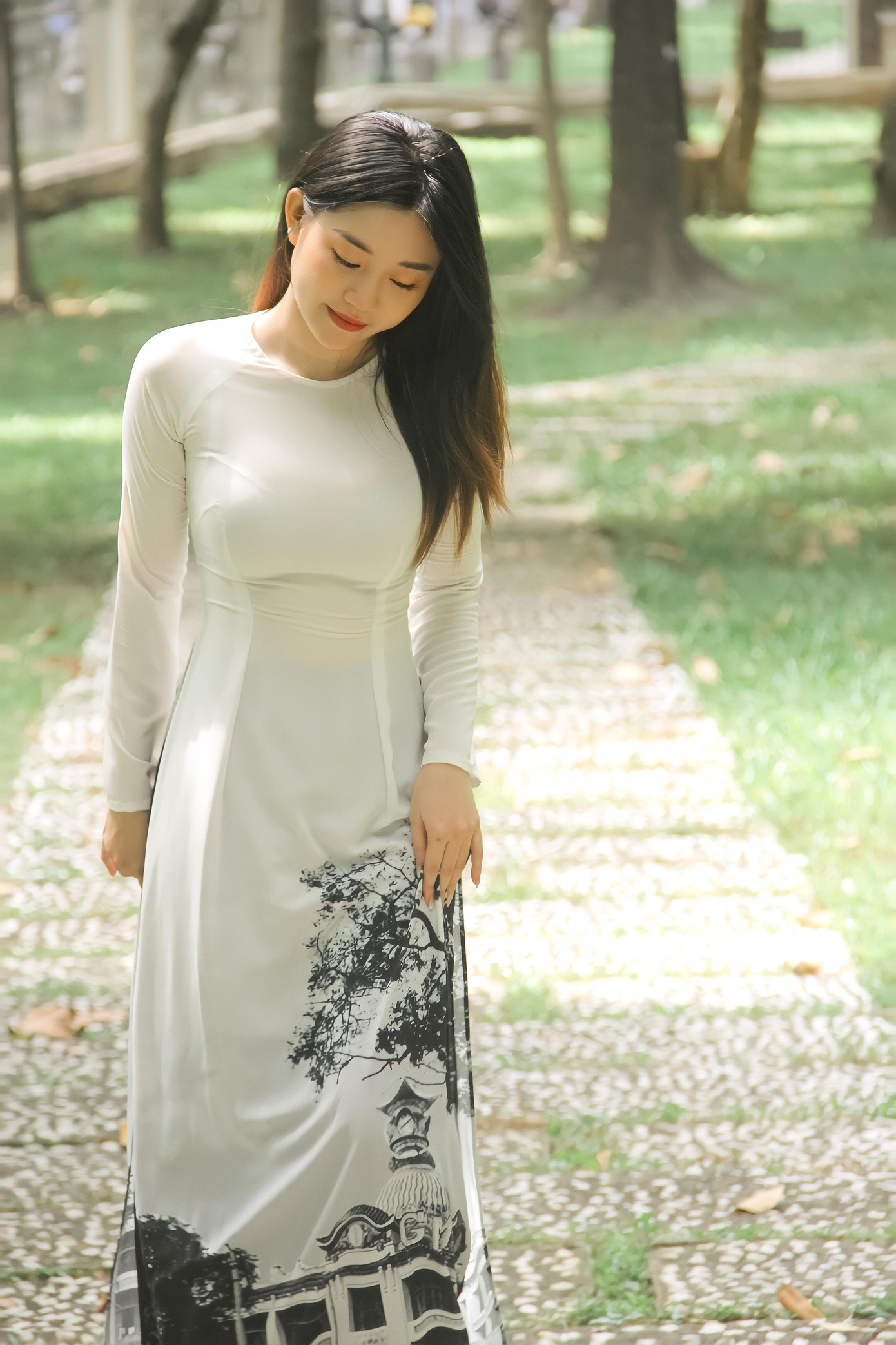 Ngọc Vân có một niềm yêu thích đặc biệt với diễn xuất, chính vì thế cô nàng rất tự tin khi đứng trước ống kính máy ảnh.