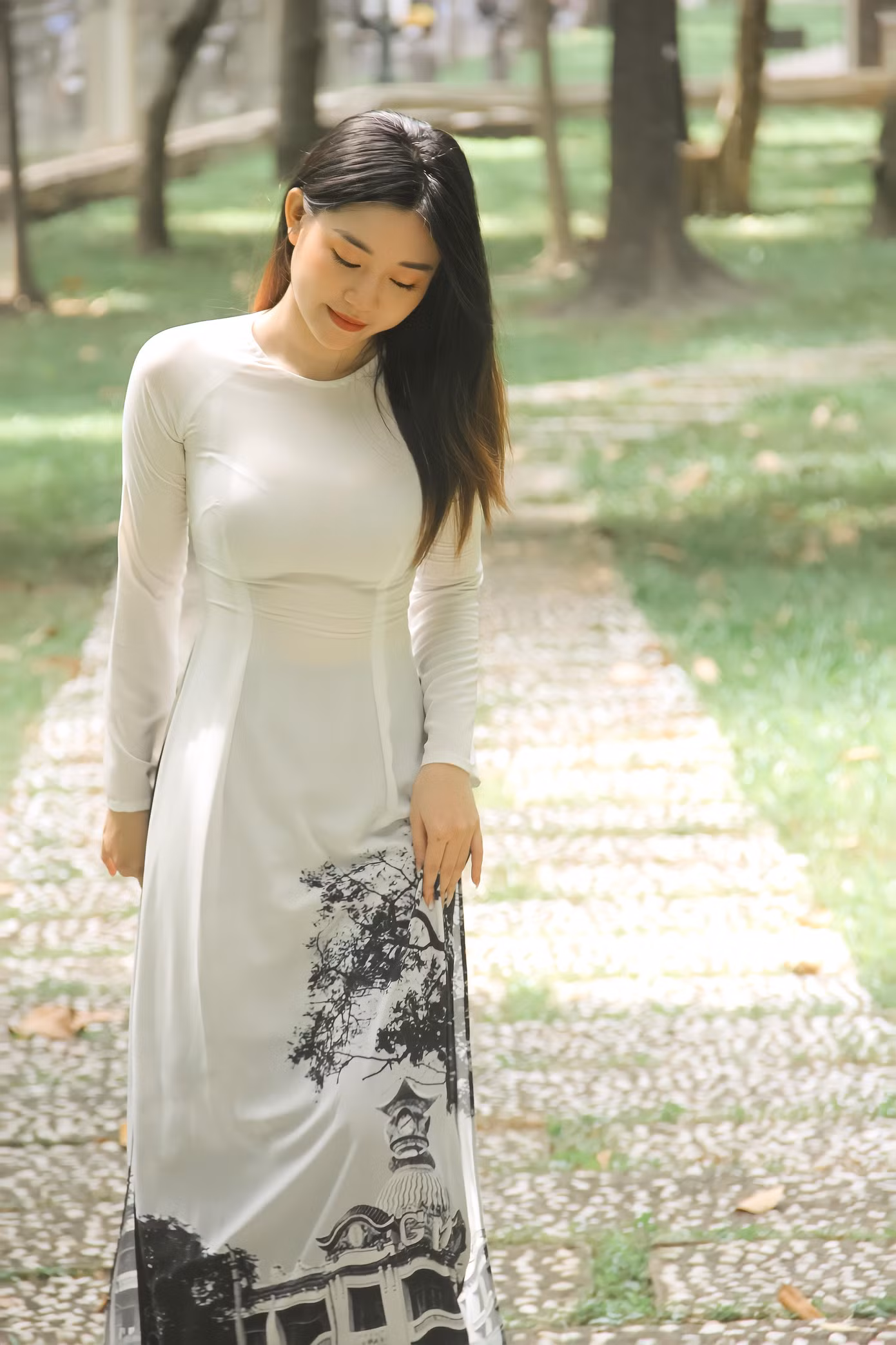 Ngọc Vân có một niềm yêu thích đặc biệt với diễn xuất, chính vì thế cô nàng rất tự tin khi đứng trước ống kính máy ảnh.