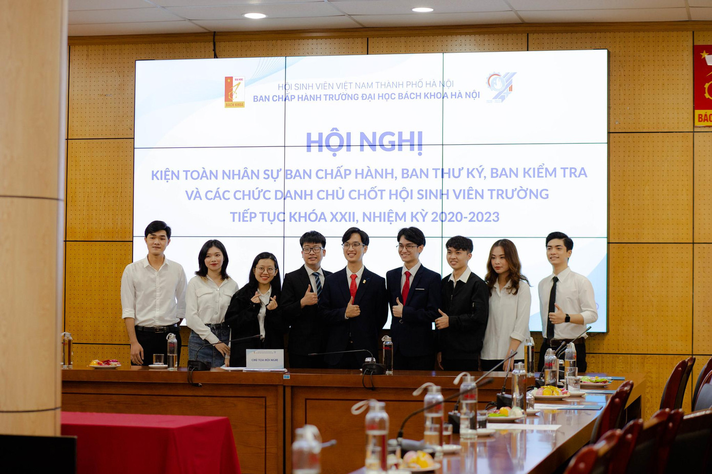 Hội nghị kiện toàn Ban Chấp hành Hội Sinh viên trường tiếp tục khoá XXII. Hội nghị kiện toàn Ban Chấp hành Hội Sinh viên trường tiếp tục khoá XXII.