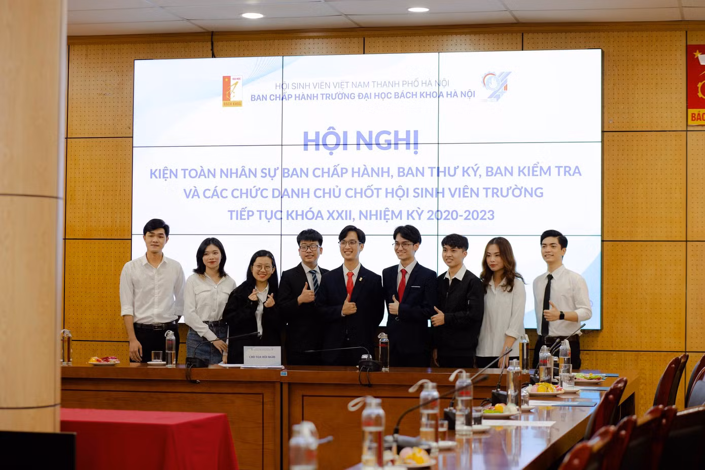 Hội nghị kiện toàn Ban Chấp hành Hội Sinh viên trường tiếp tục khoá XXII.