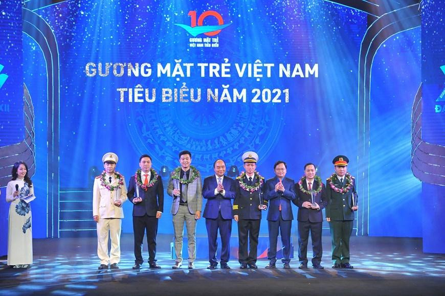 Lễ Tuyên dương Gương mặt trẻ Việt Nam tiêu biểu năm 2021.