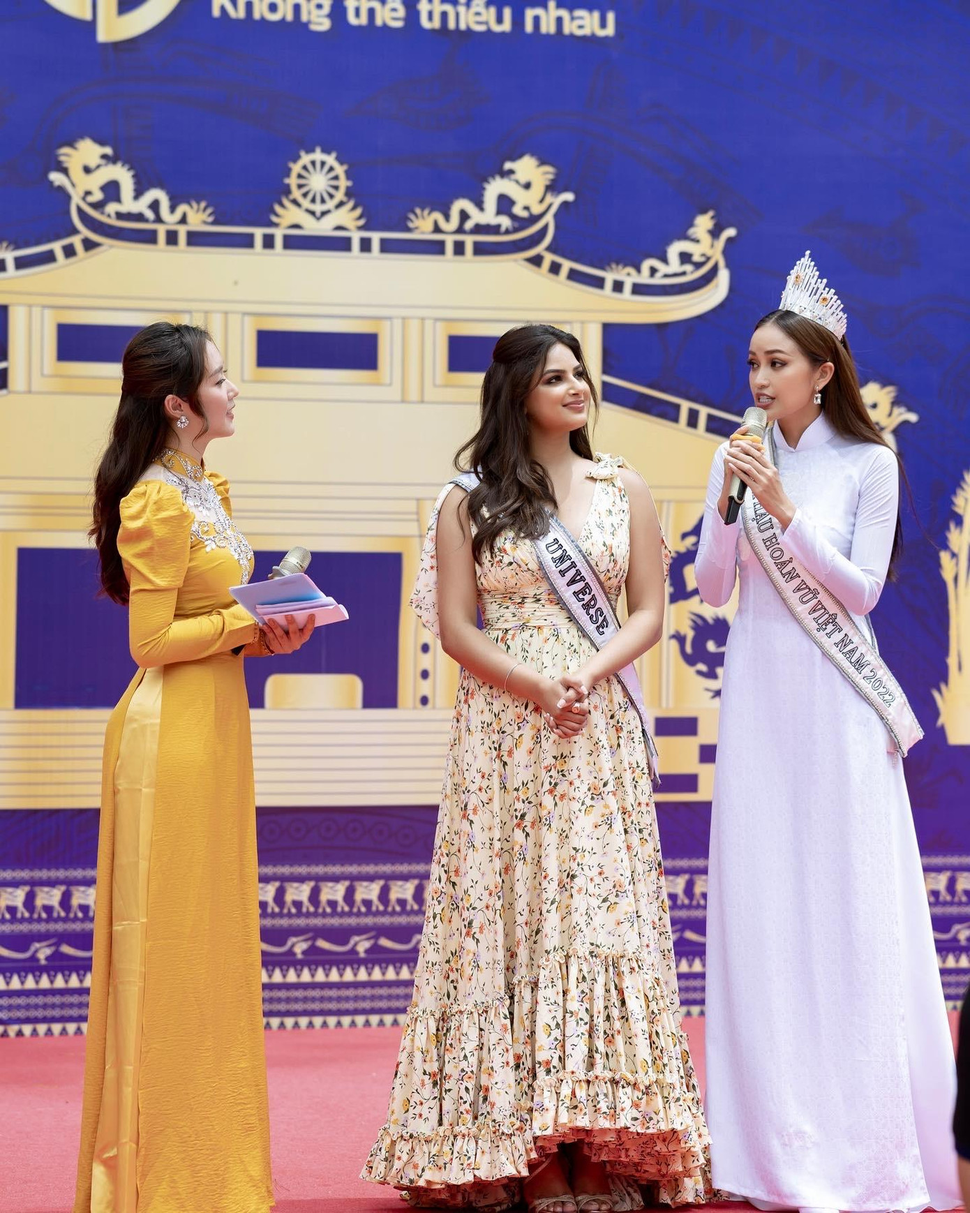 Thương Huyền chia sẻ thần tượng của cô chính là MC Steve Harvey- MC quen thuộc của Hoa hậu Hoàn vũ Thế giới.