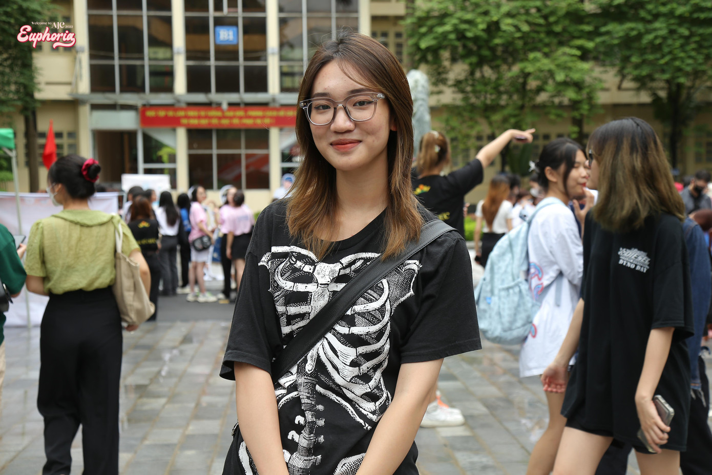 Sự hào hứng, phấn khích khi được tham dự Du ca thể hiện rõ trên gương mặt Bảo Ngọc.