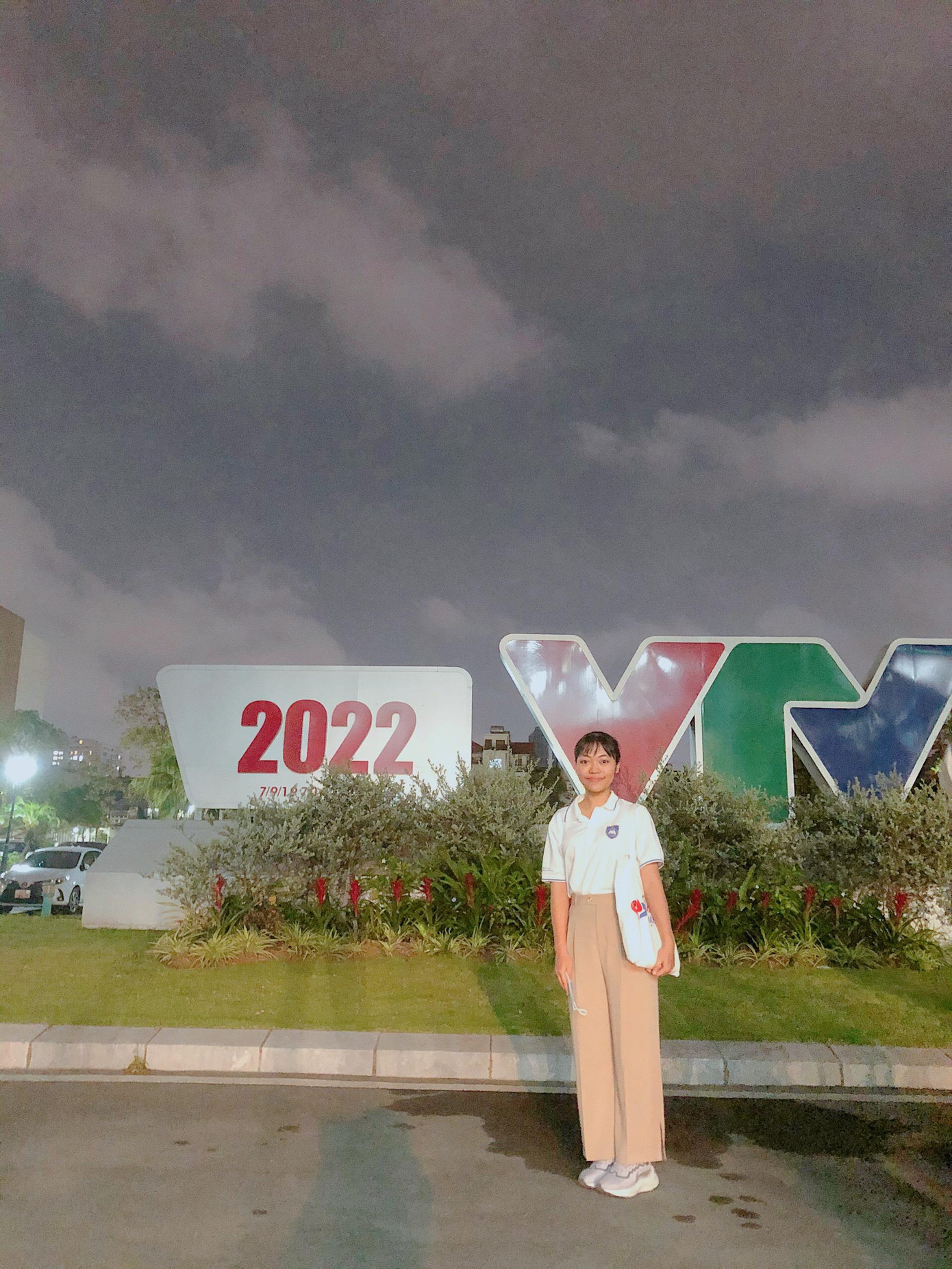 Ni Na vui mừng khi đăng kí thành công và trở thành tình nguyện viên cho SEA Games 31.