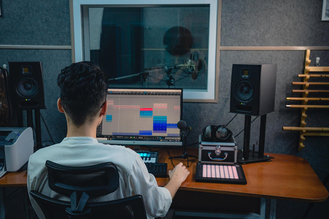 14 Casper từng làm thêm tại các studio, phòng thu để học hỏi kinh nghiệm cũng như trau dồi thêm kiến thức. 14 Casper từng làm thêm tại các studio, phòng thu để học hỏi kinh nghiệm cũng như trau dồi thêm kiến thức.