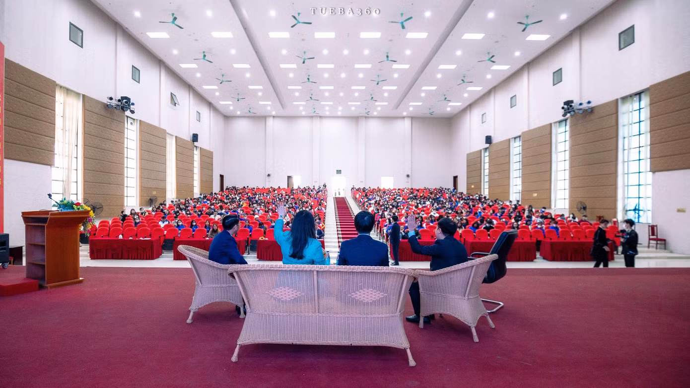 Tọa đàm thu hút được sự quan tâm của đông đảo sinh viên là cán bộ Đoàn Hội chủ chốt của các đơn vị thuộc Đại học Thái Nguyên.