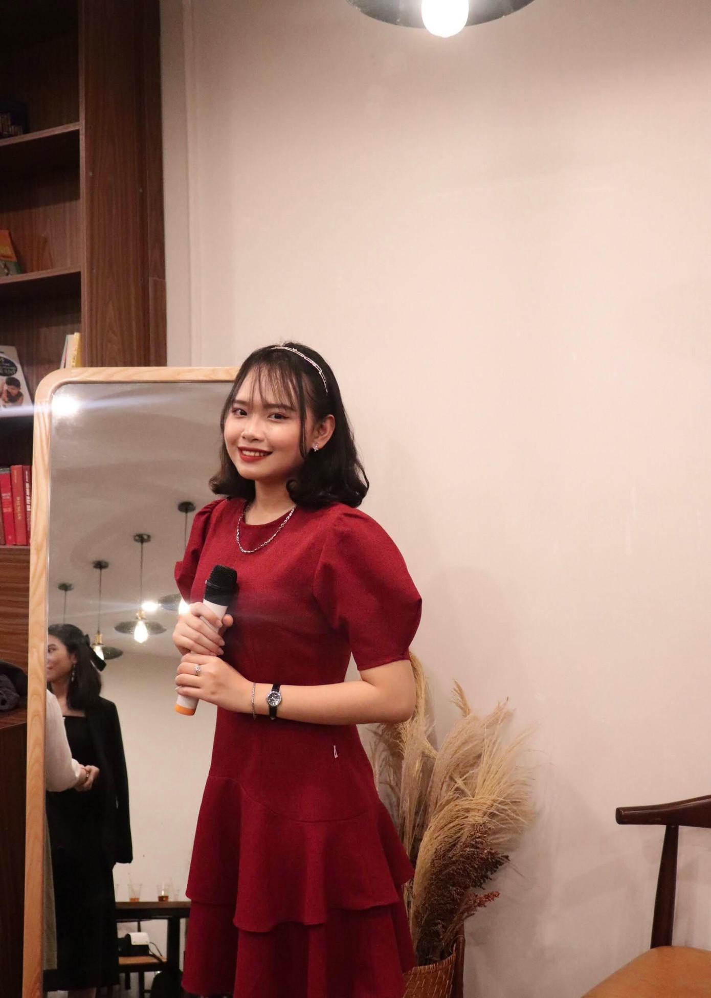 Nguyễn Mỹ Ngọc thấy may mắn khi tìm được phòng trọ nhanh chóng sau 1 đêm.