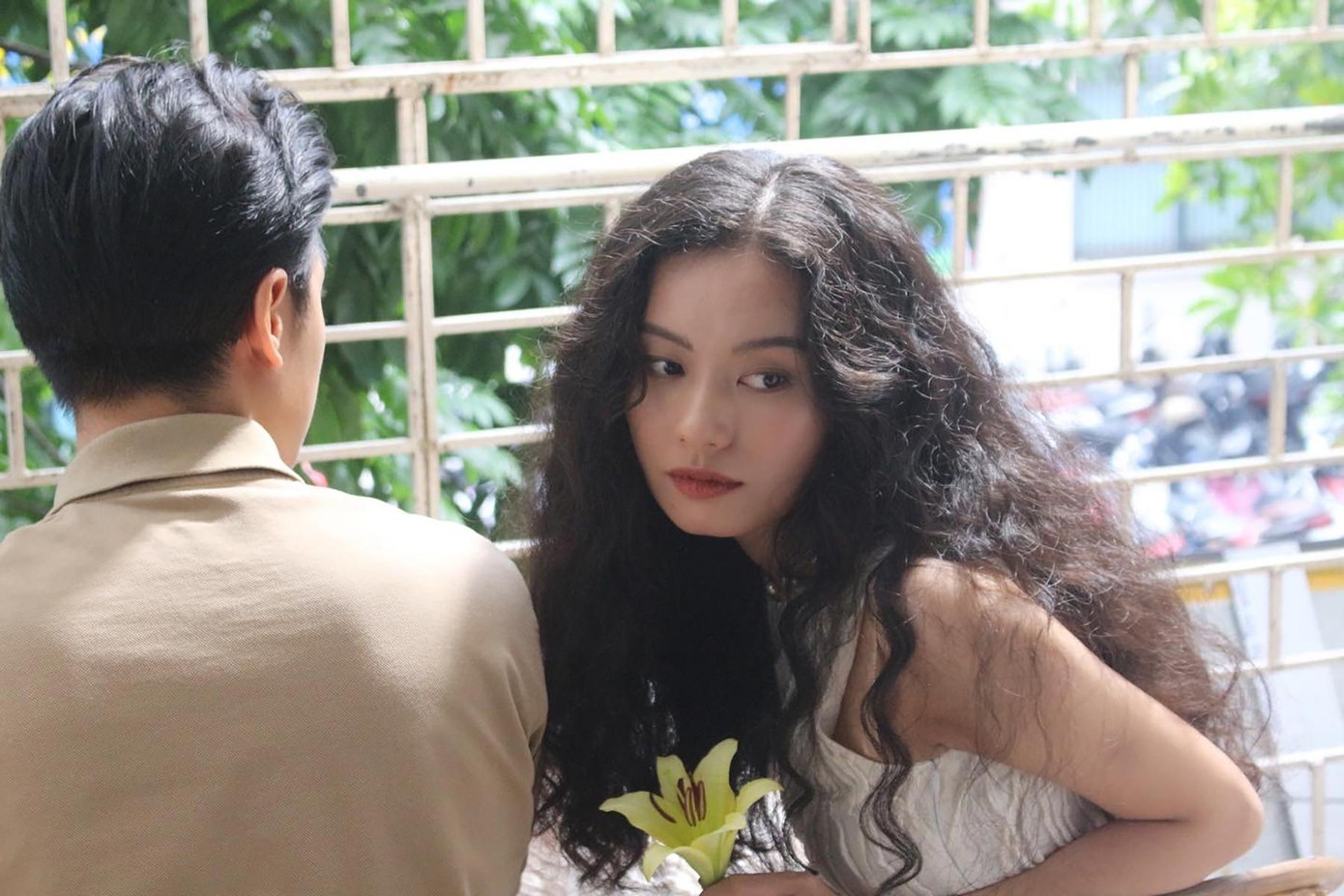 Thanh Bình là nữ chính trong MV Mùa ly bỏ lại của ca sĩ Thái Đinh.