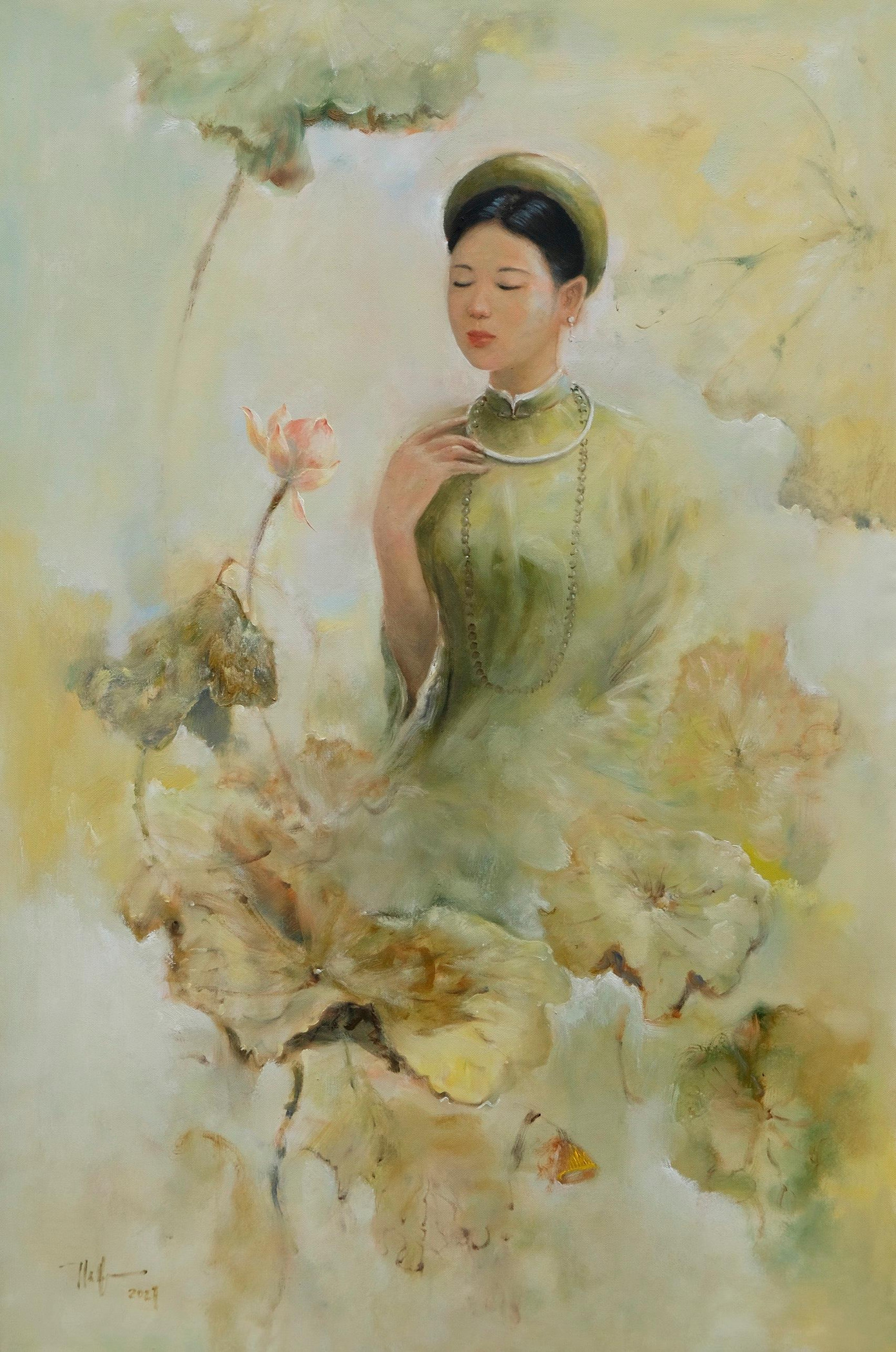 Bức tranh chàng họa sĩ tâm đắc nhất.