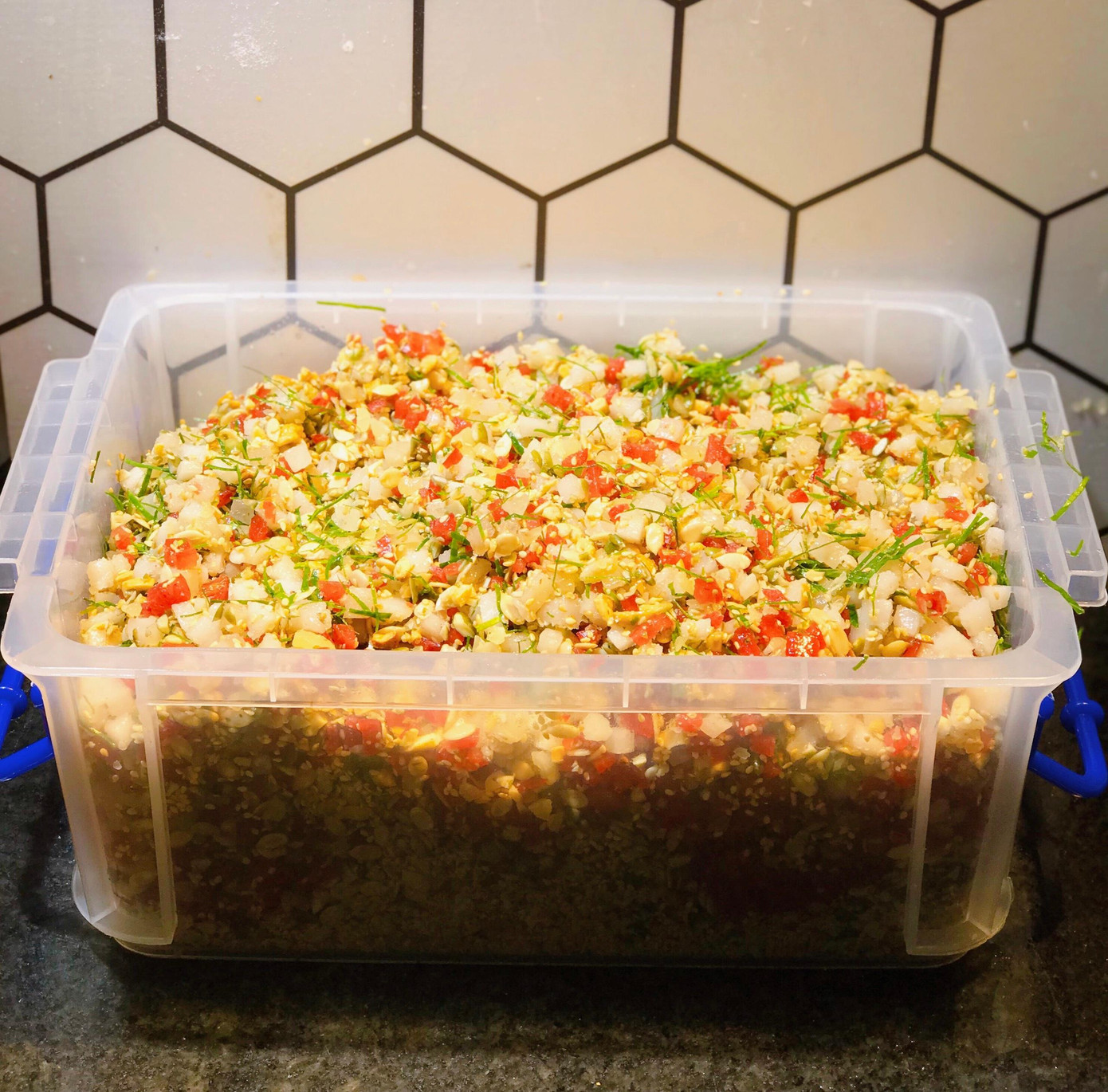 Nhân bánh thập cẩm truyền thống (Ảnh: Ngọc Mai)