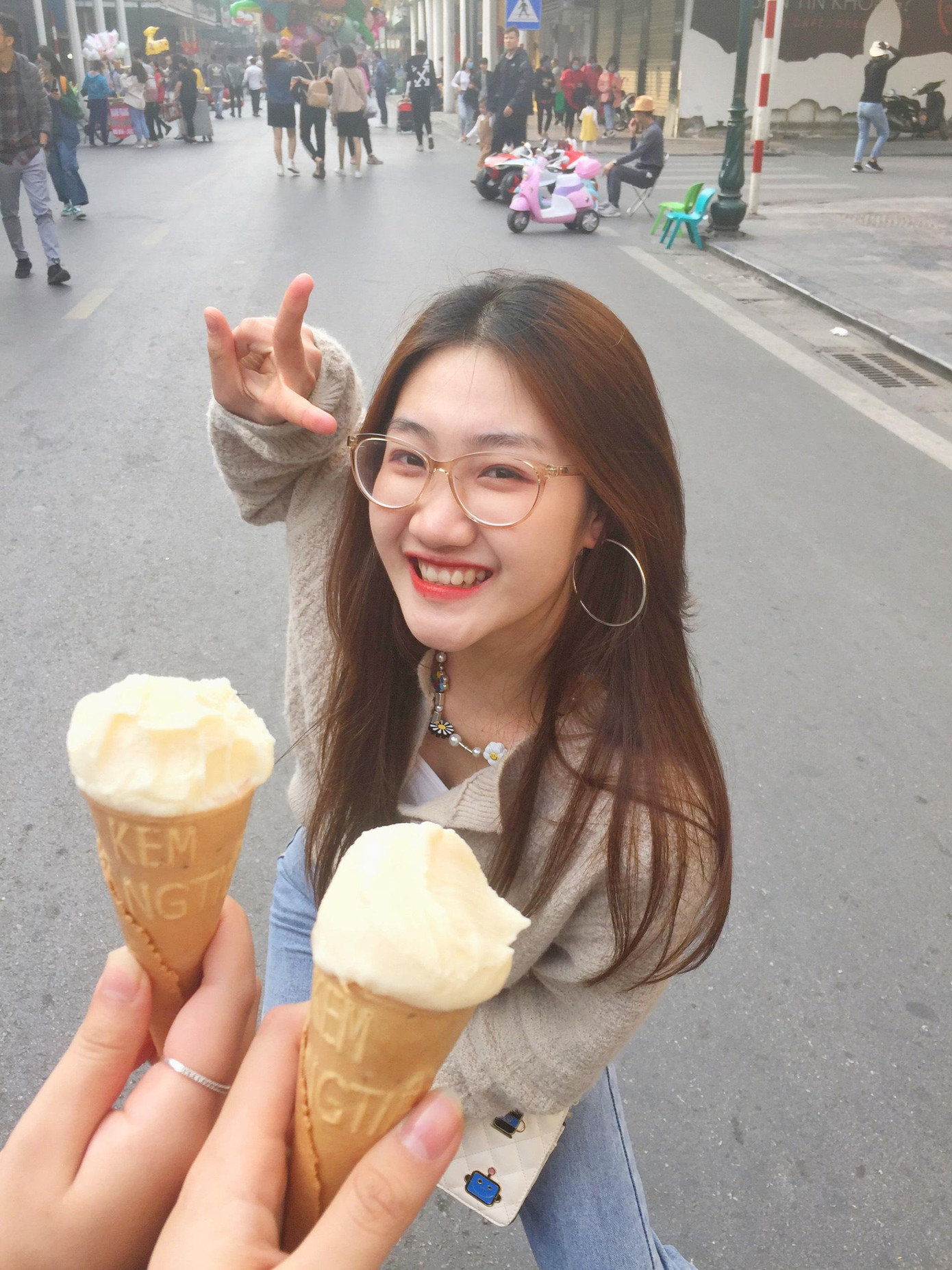 Lê Thị Thùy Linh, hiện là sinh viên năm 2 chuyên ngành Kinh tế đối ngoại, Trường Đại học Ngoại thương Hà Nội.