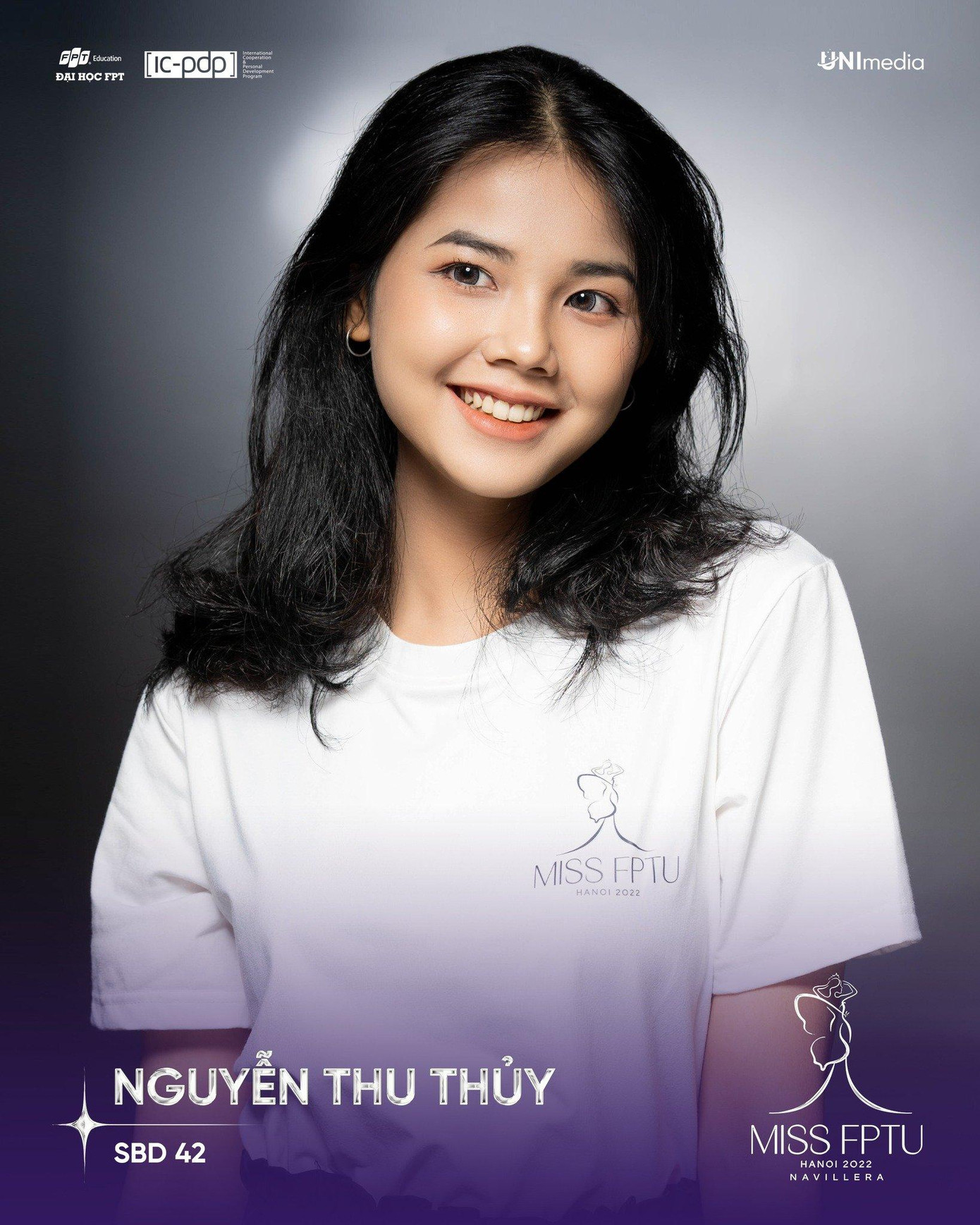Trước khi trở thành thí sinh của Miss FPTU Hanoi 2022, Thu Thuỷ từng là thành viên ban tổ chức của nhiều sự kiện sinh viên.