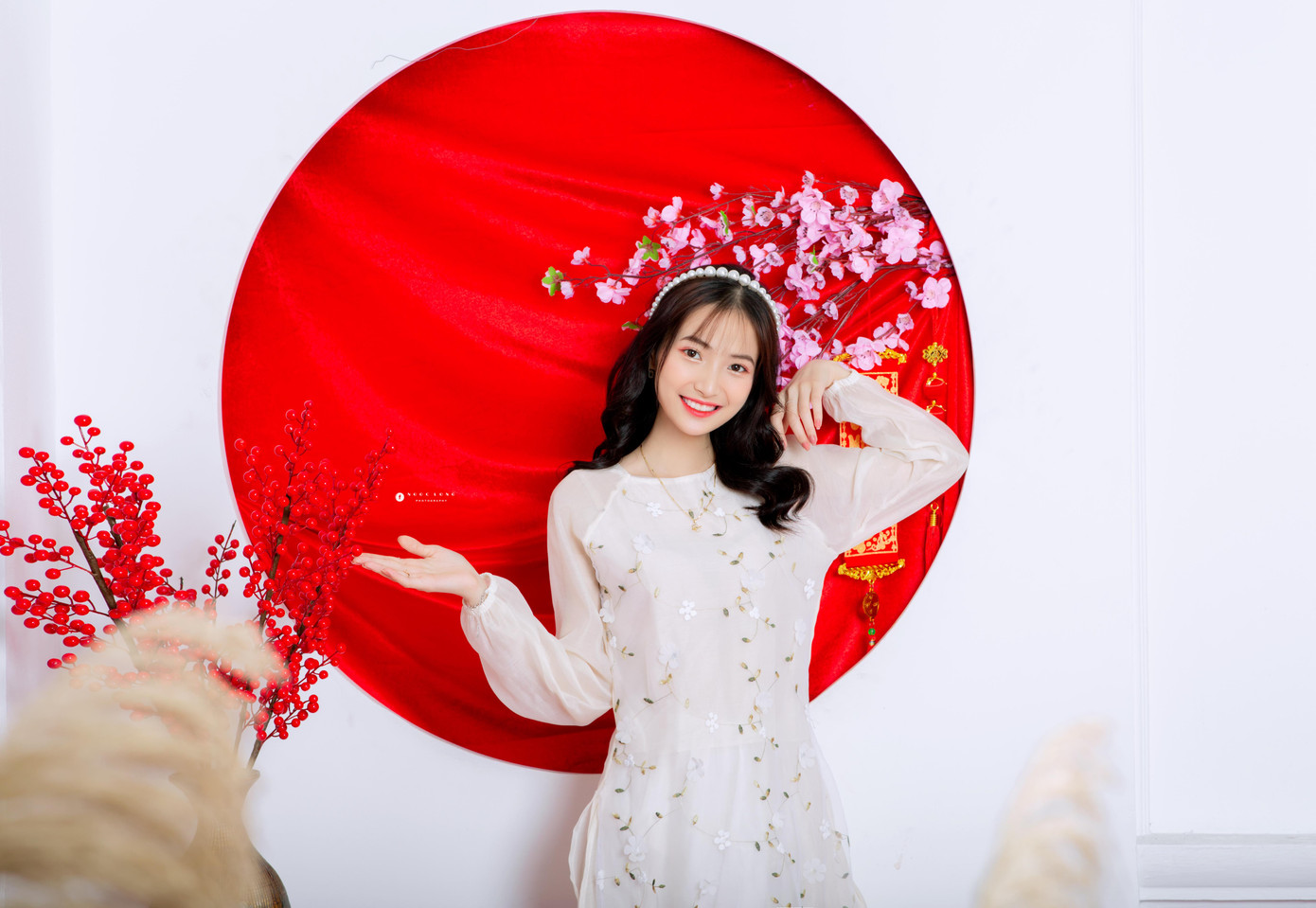 Thanh Bình gây ấn tượng với vẻ ngoài xinh xắn, đáng yêu.