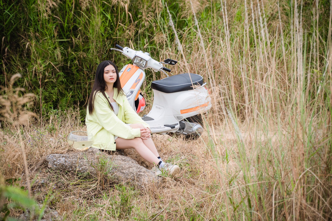 Trang Anh trong tạo hình nhân vật Diệu Anh. Trang Anh trong tạo hình nhân vật Diệu Anh.