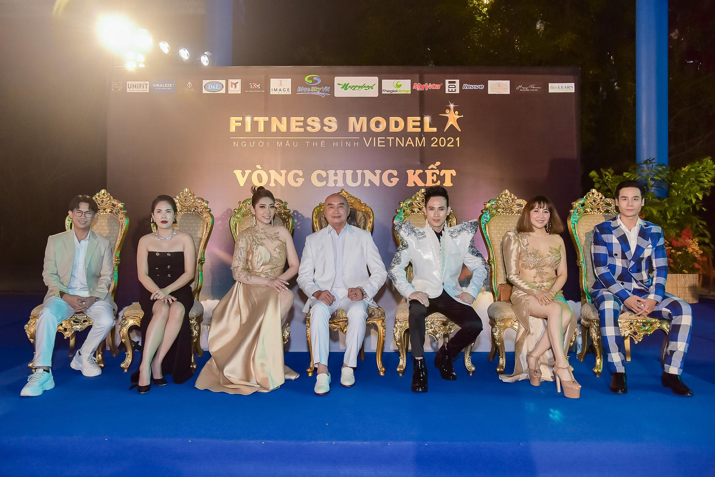 Hội đồng Ban giám khảo chính thức đêm chung kết cuộc thi Vietnam Fitness Model 2021.