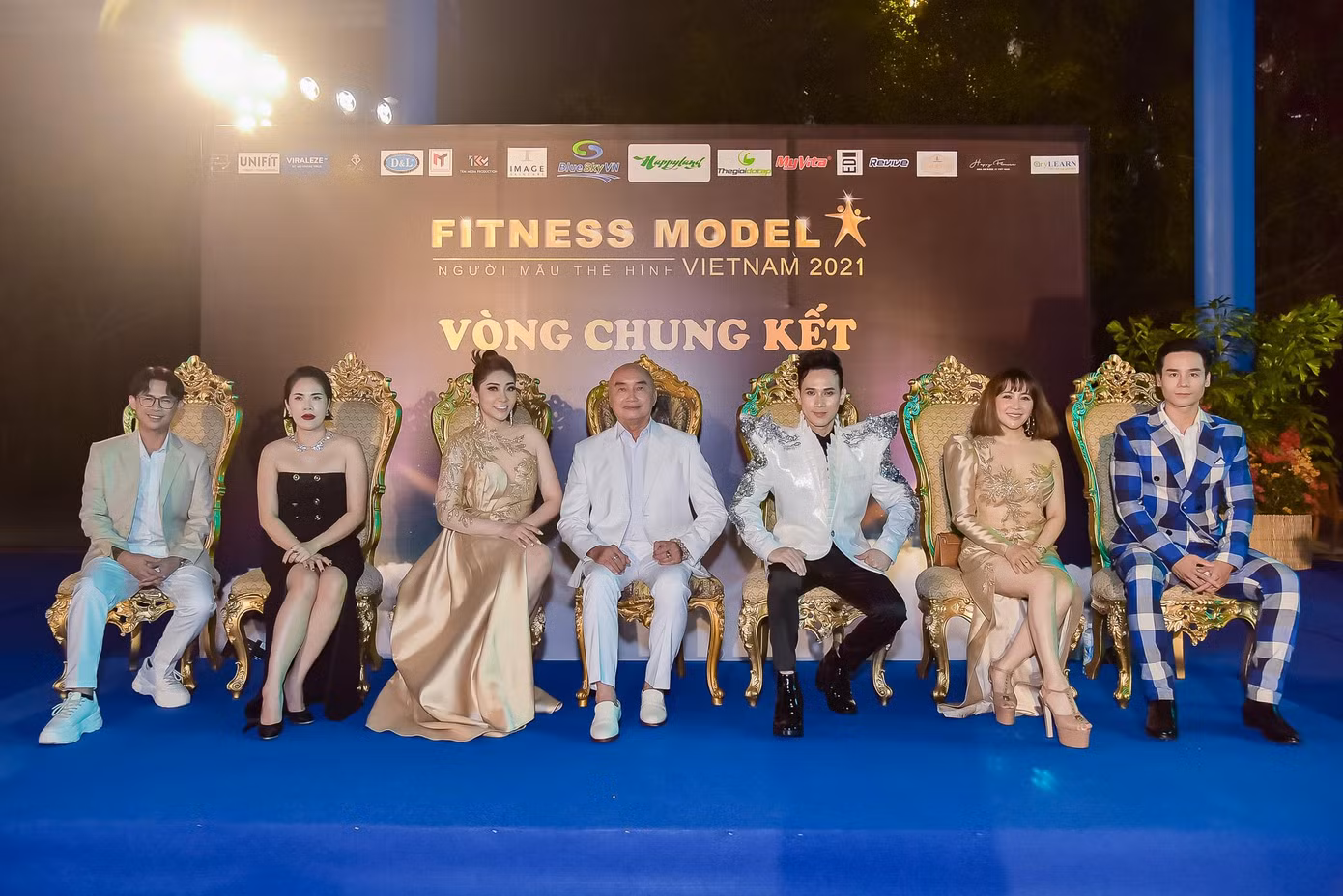 Hội đồng Ban giám khảo chính thức đêm chung kết cuộc thi Vietnam Fitness Model 2021.