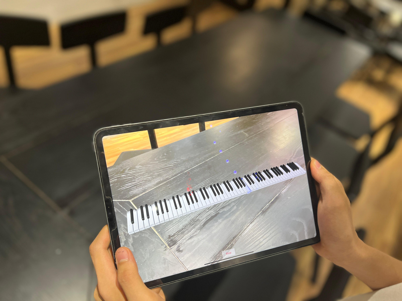 Ứng dụng đầu tiên mà Nhật Anh thiết kế thành công là Biano, một ứng dụng về một cây đàn Piano ảo được lập trình sẵn để có thể chơi lại những bản nhạc thú vị.