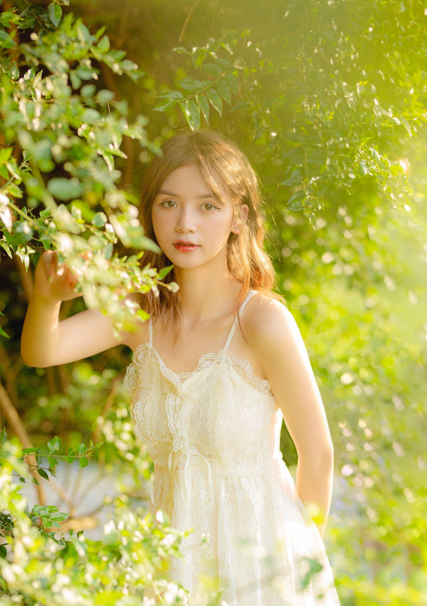 Tiểu Mễ đã có hơn hai năm làm nghề mẫu ảnh.