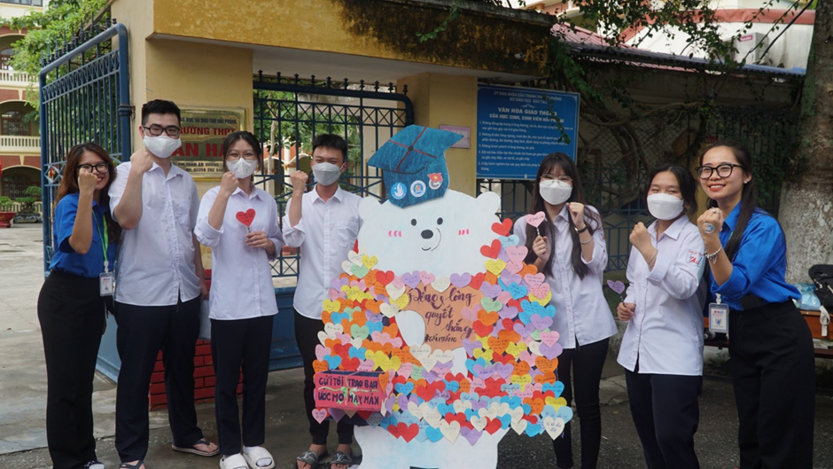 Mô hình “gửi gấu ước mơ” của Hội Sinh viên TP. Hải Phòng.