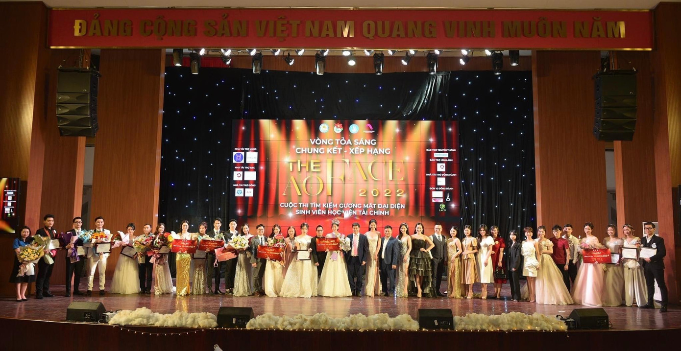 Chung kết cuộc thi tìm kiếm gương mặt đại diện sinh viên Học viện Tài chính.