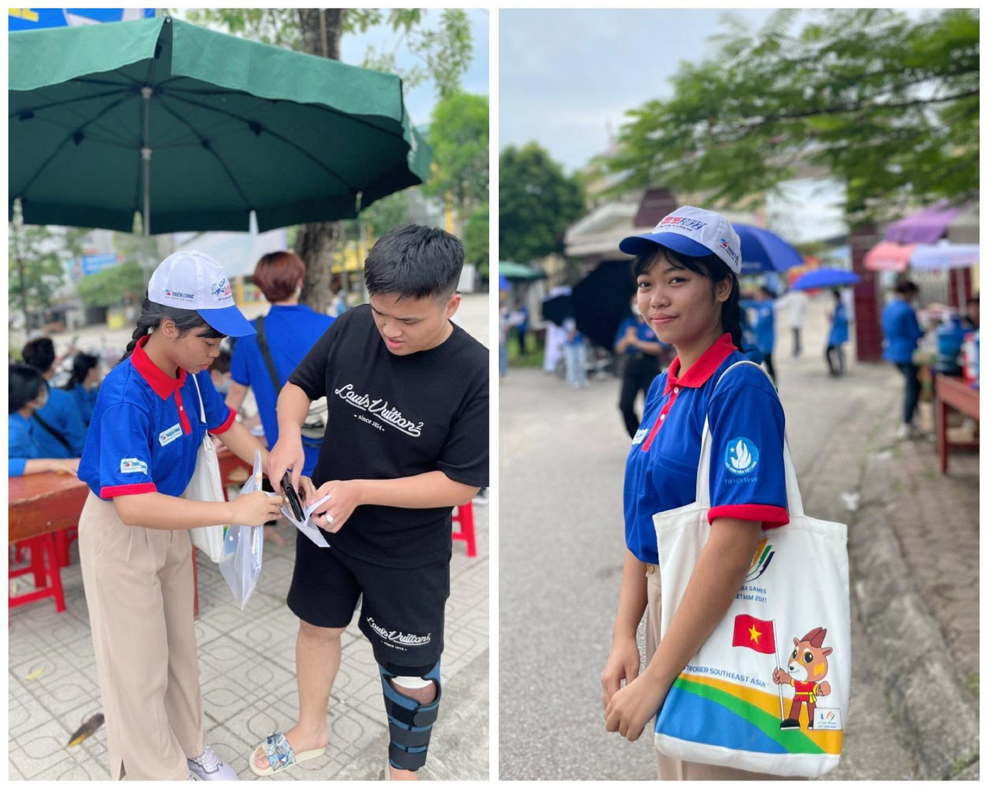 Ni Na luôn tiên phong, nhiệt huyết với các hoạt động tình nguyện, hỗ trợ kỳ thi THPT Quốc gia. Ni Na luôn tiên phong, nhiệt huyết với các hoạt động tình nguyện, hỗ trợ kỳ thi THPT Quốc gia.