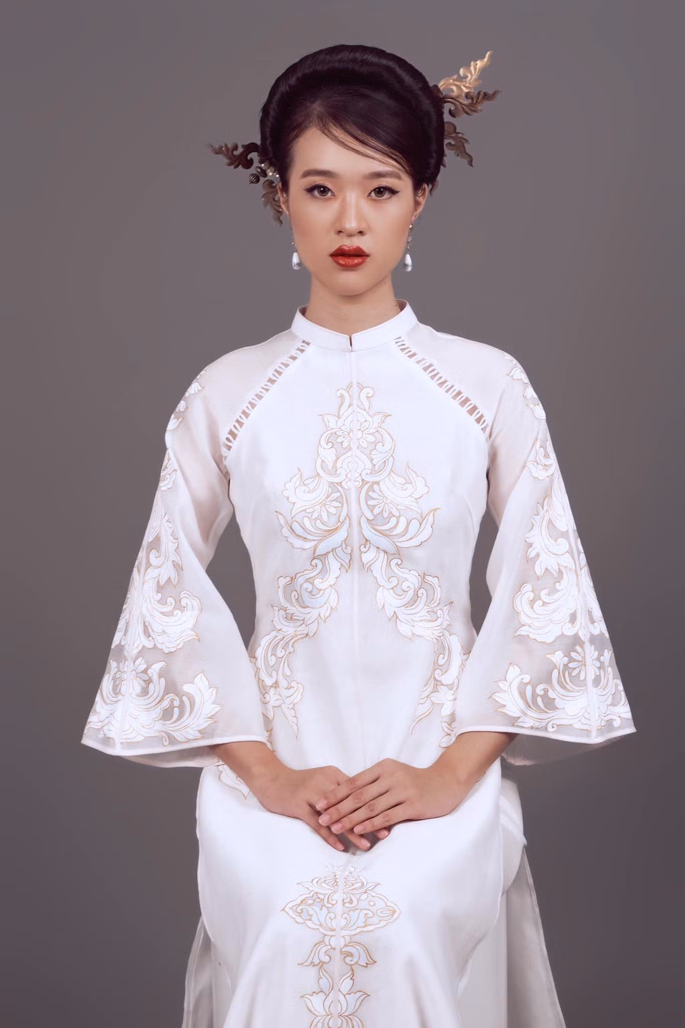 Nhan sắc ấn tượng của cô gái 19 tuổi.