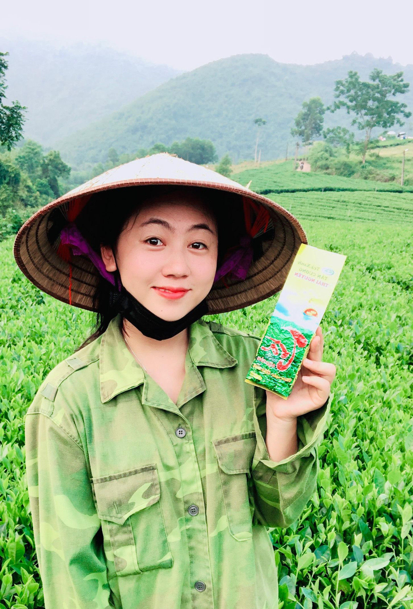 Kiều Chinh xây dựng mô hình Trà sạch.